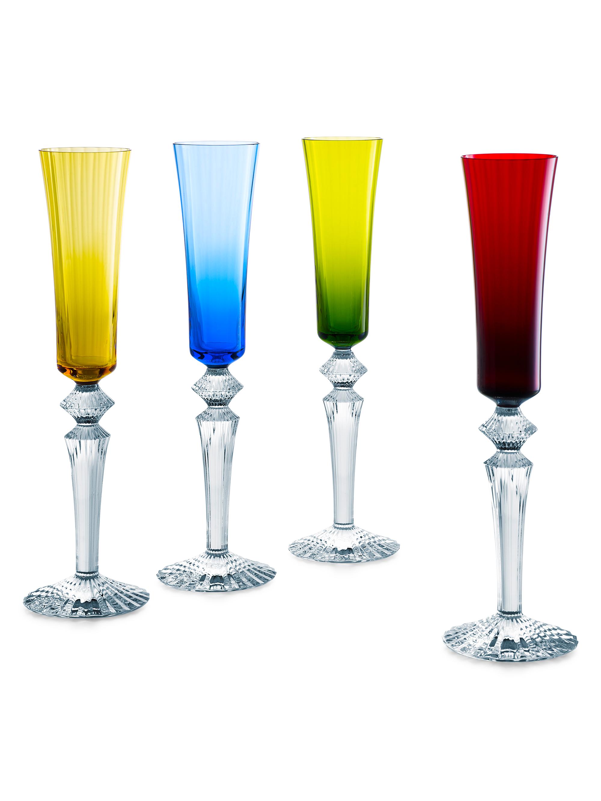 Baccarat Mille Nuits Set of 4 Flutissimo Flutes