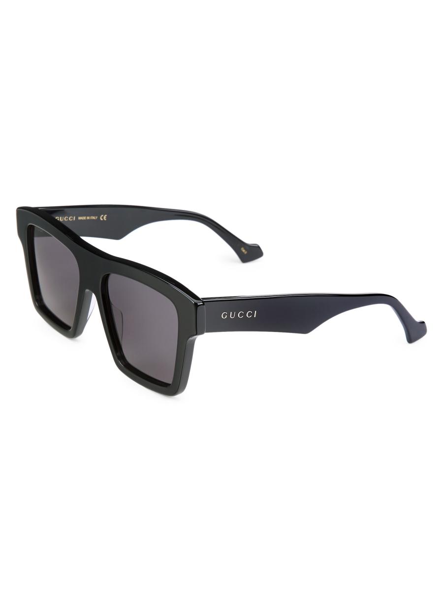 ● GUCCI ● サングラス Square Black / Grey / 49mm Amazon.com: Gucci GG 0010 S- 001 BLACK/GREY Sunglasses,male