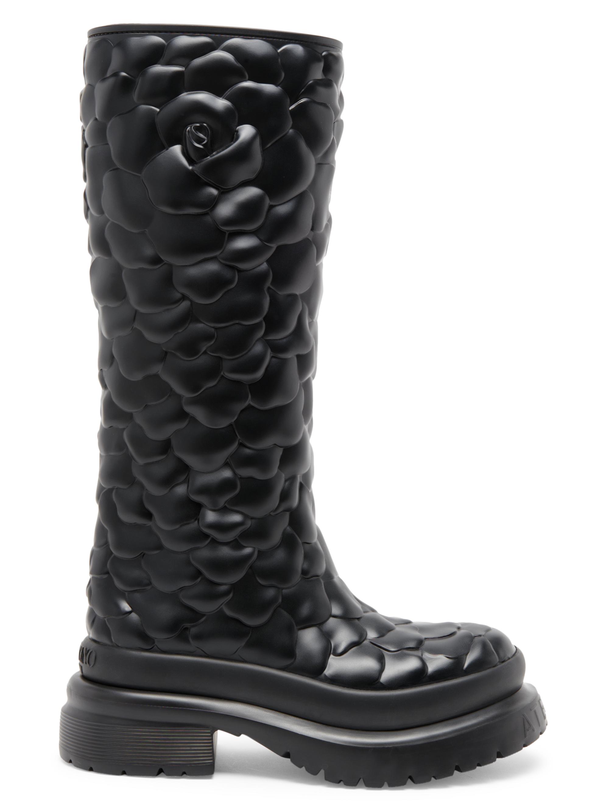 Valentino Garavani Atelier 03 Rose Edition Knee-High Platform Rain