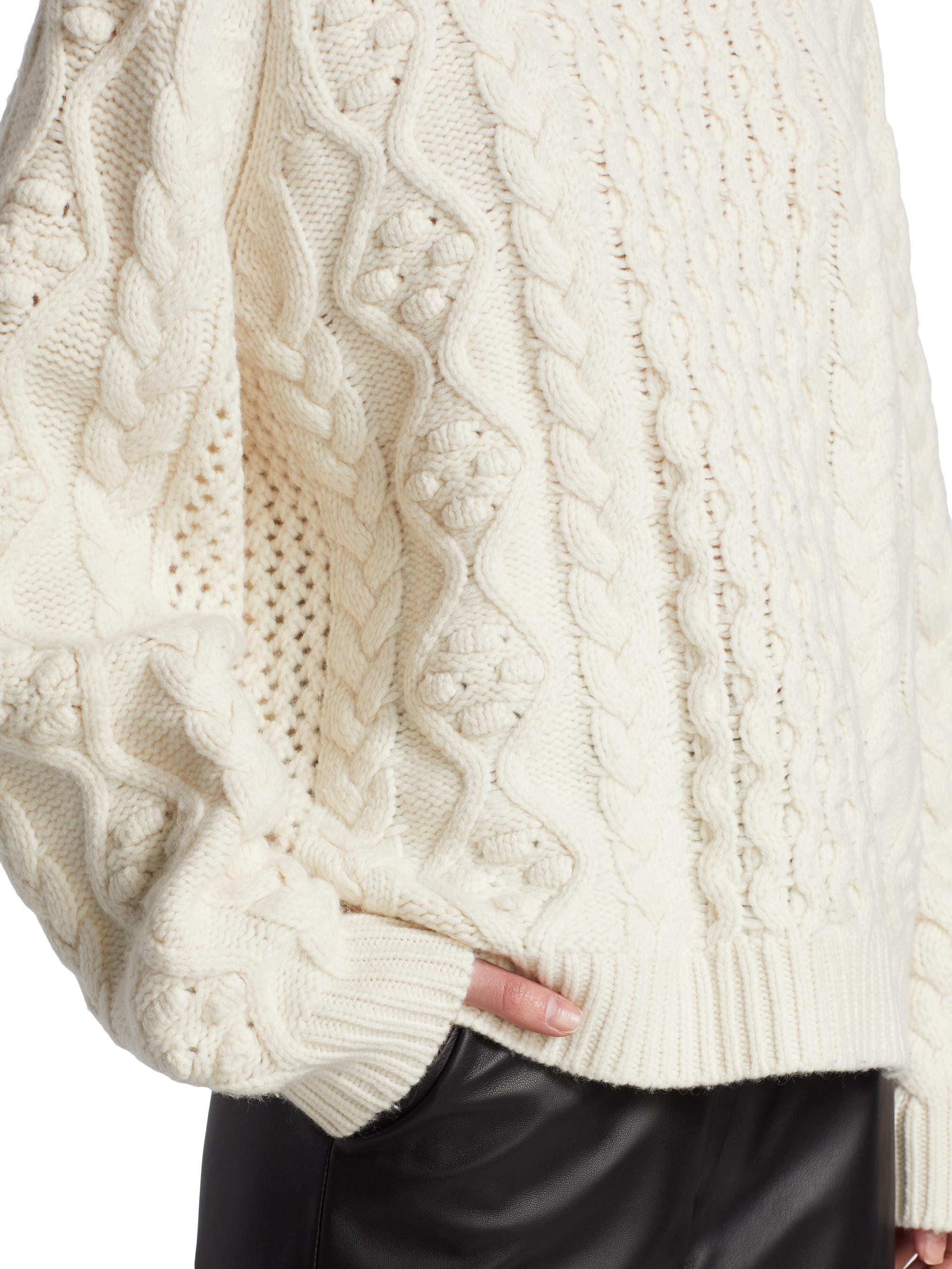 Loulou de Saison Wool-Blend Oversized Sweater | Saks Fifth