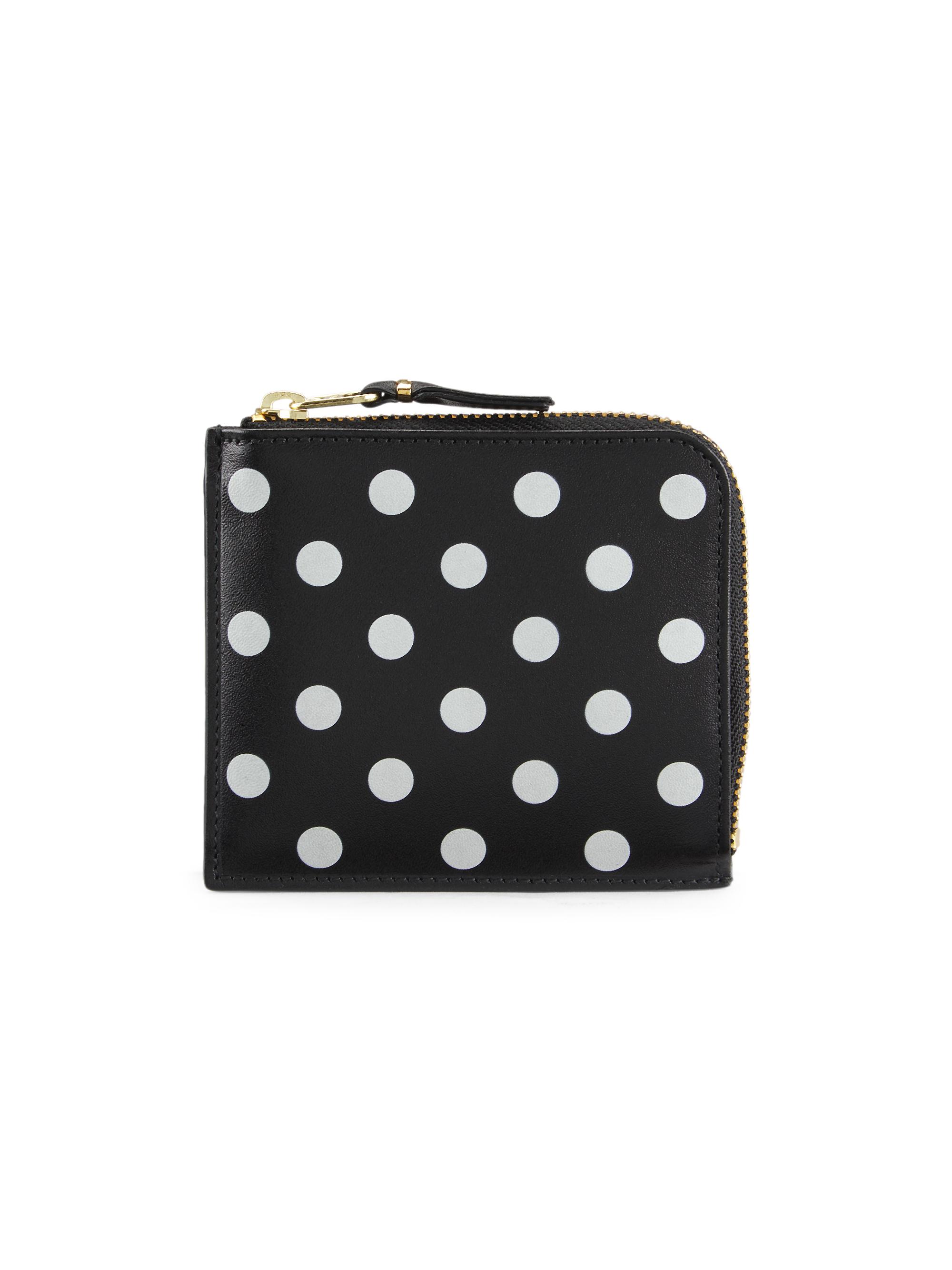 COMME des GARÇONS POLKA DOTS EMBOSSED Comme des Garçons Polka Dot Wallet | Saks Fifth Avenue