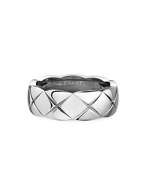 Chanel Women's Coco Crush Ring - Size 6.75 White Gold