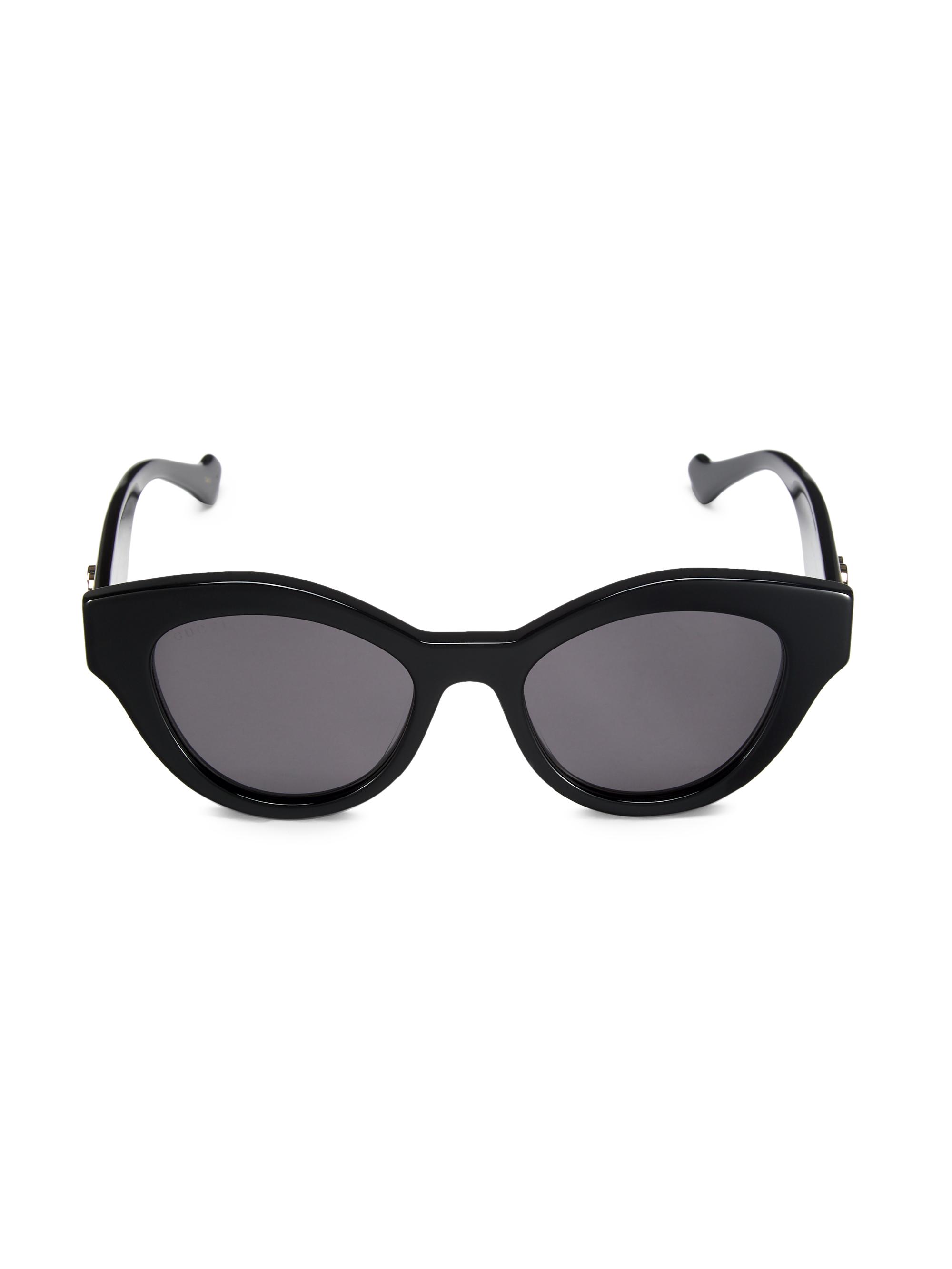 Gucci Women's 52MM Cat Eye Sunglasses - Black