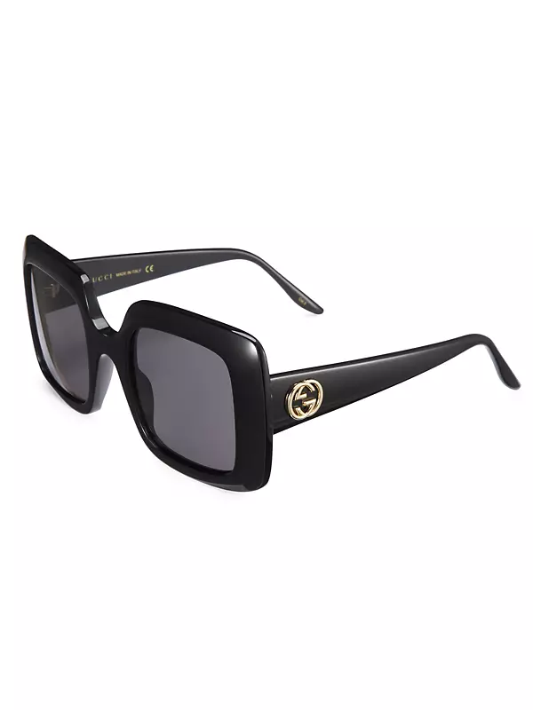 52MM Rectangular Squared Sunglasses