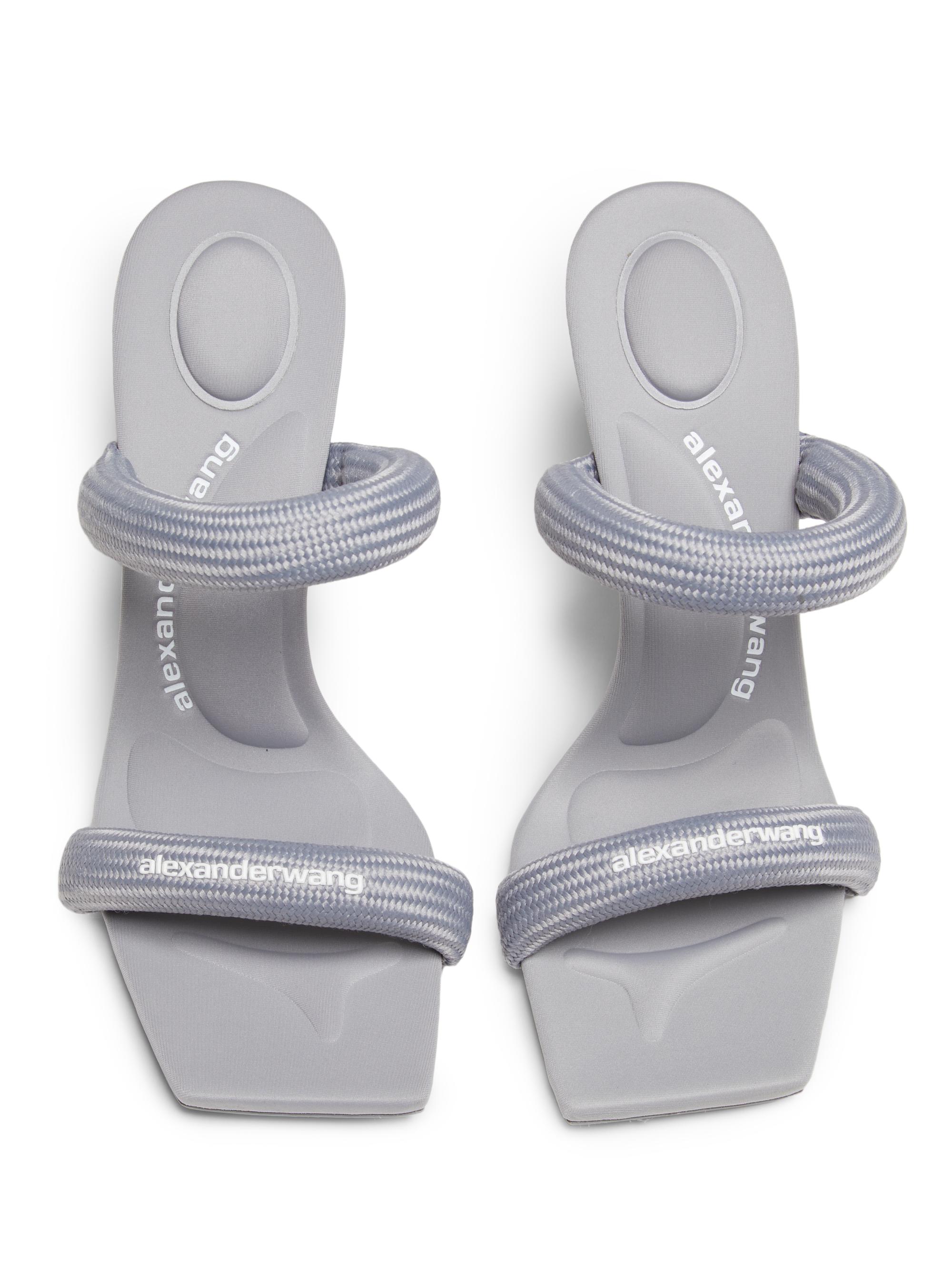 Alexander Wang Julie Tubular Logo Sandals | Saks Fifth Avenue