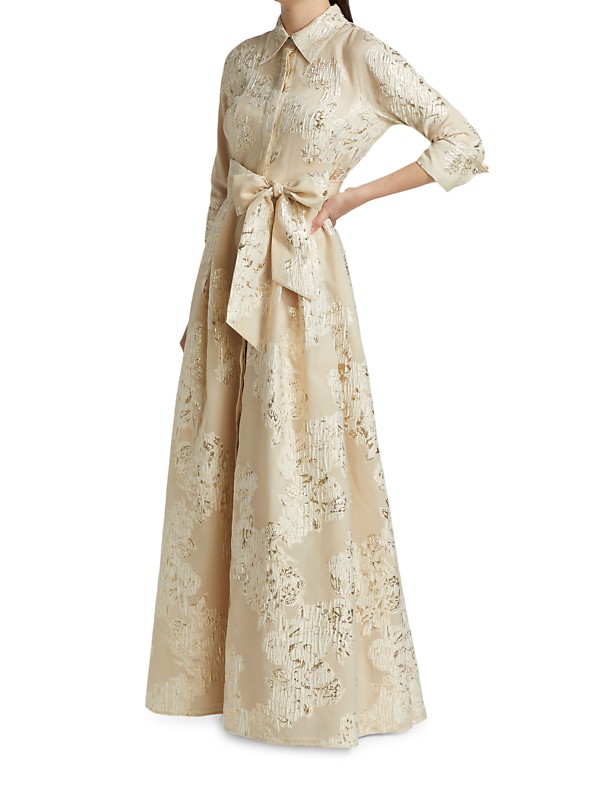 Shop Teri Jon by Rickie Freeman Three-Quarter Sleeve Shop Teri Jon by Rickie Freeman Three-Quarter Sleeve