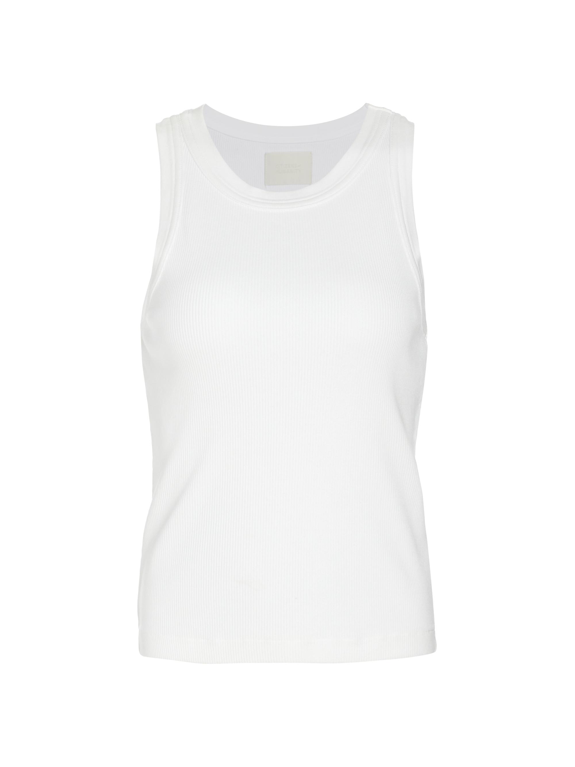 Citizens of Humanity Women's Isabel Ribbed Tank Top - White