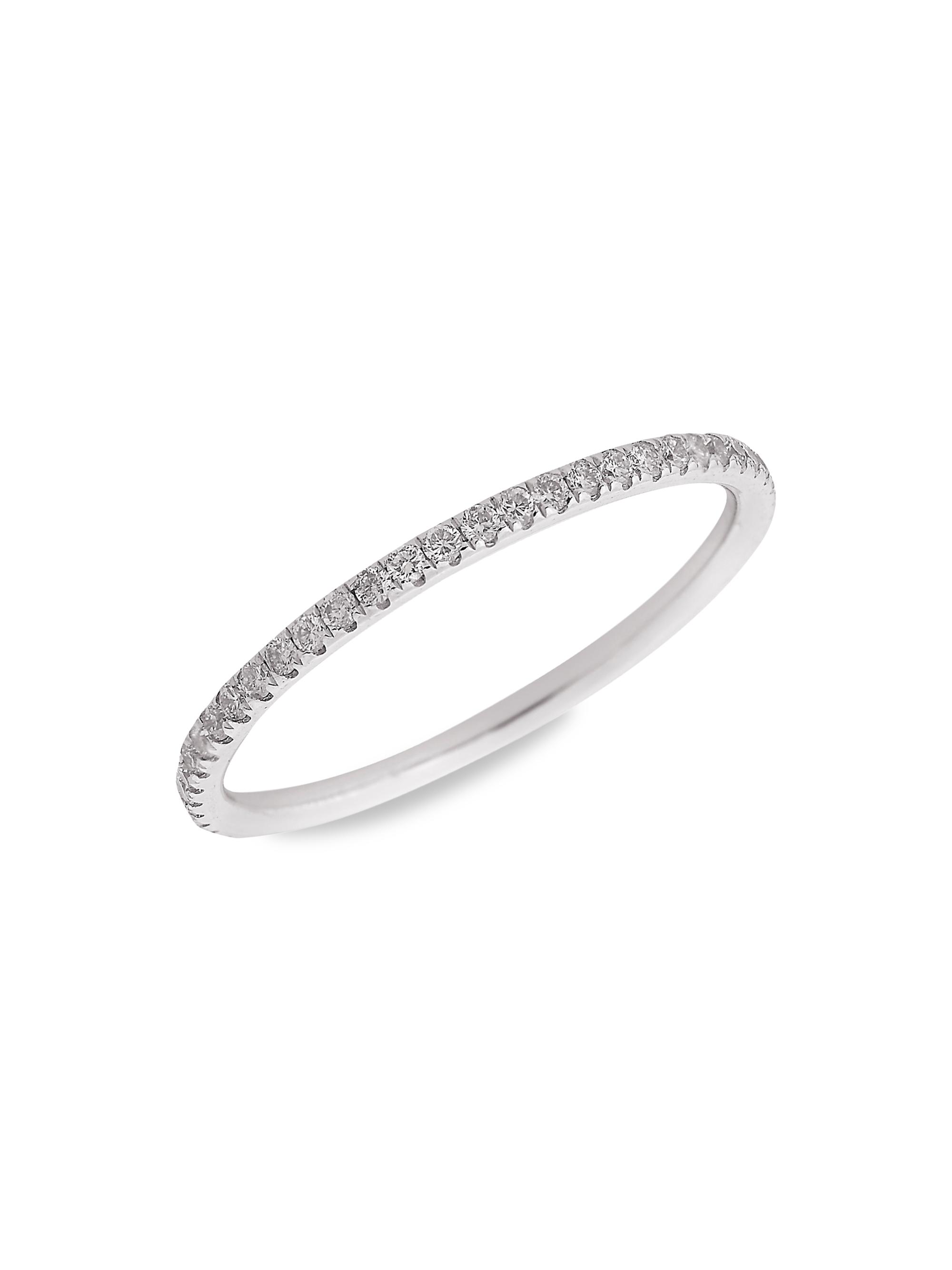 Ileana Makri Women's Classic 18K White Gold & Diamond Ring - White Gold