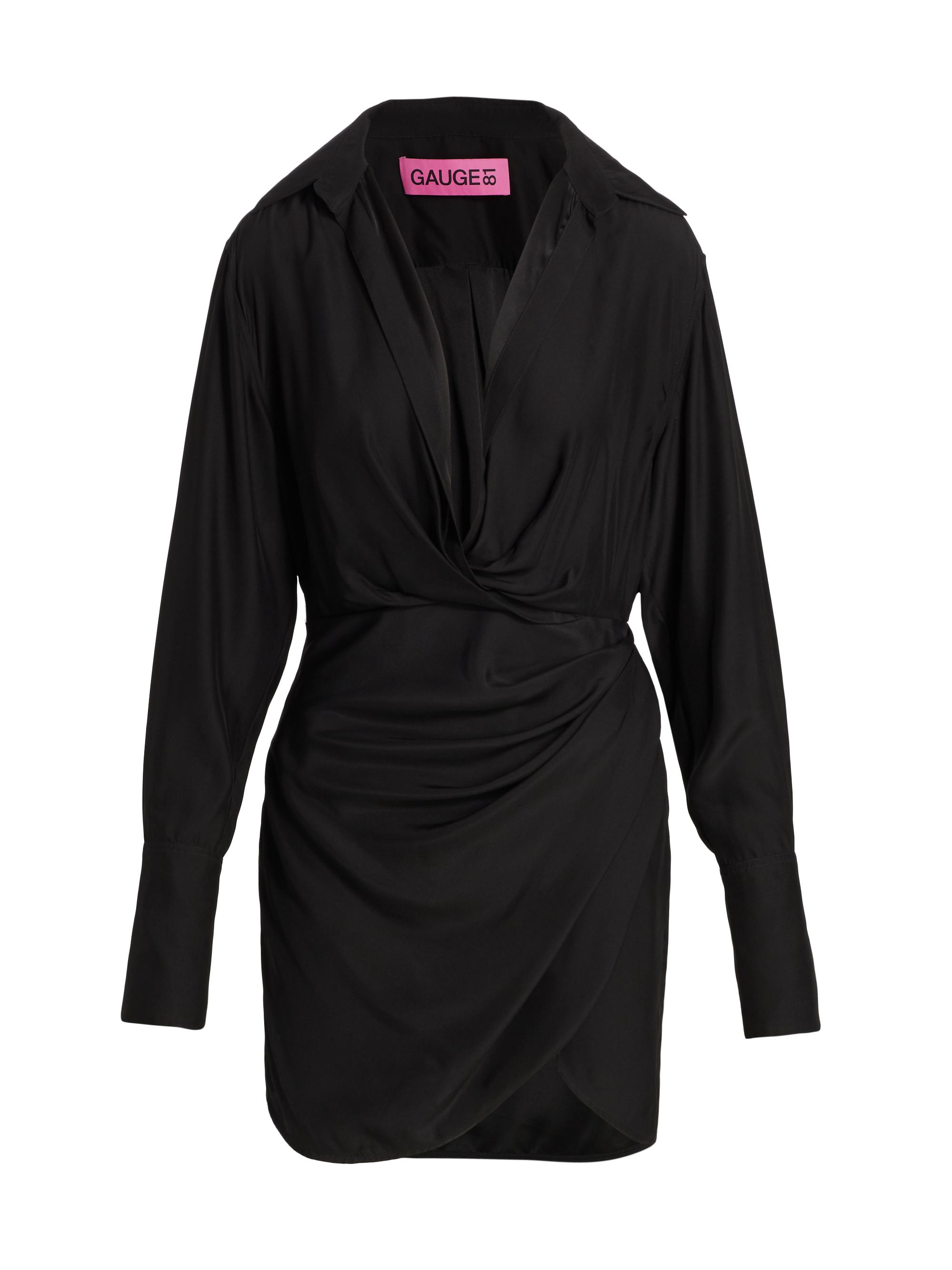 Gauge81 Women's Naha Silk Shirtdress - Black