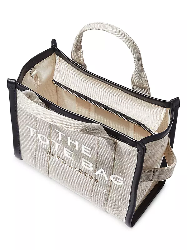 Marc Jacobs The Summer Tote Bag Medium Natural in Cotton/Leather with  Silver-tone - US