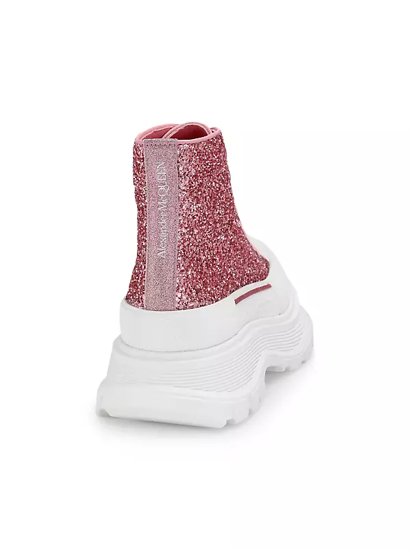 Alexander McQueen Tread Galaxy Crystal Sneaker Boots