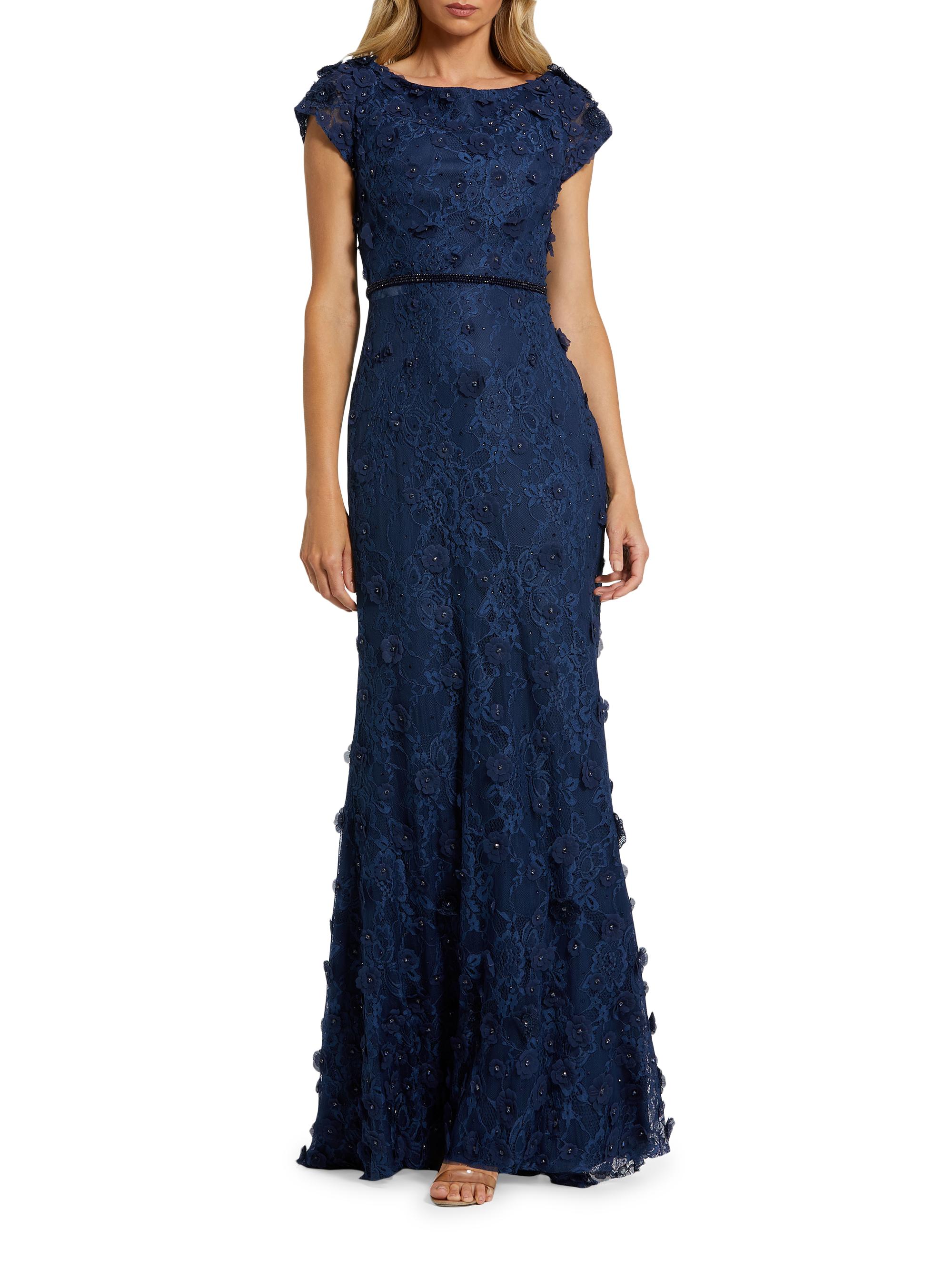 Mac Duggal Beaded Embroidered Lace Gown Saks Fifth Avenue