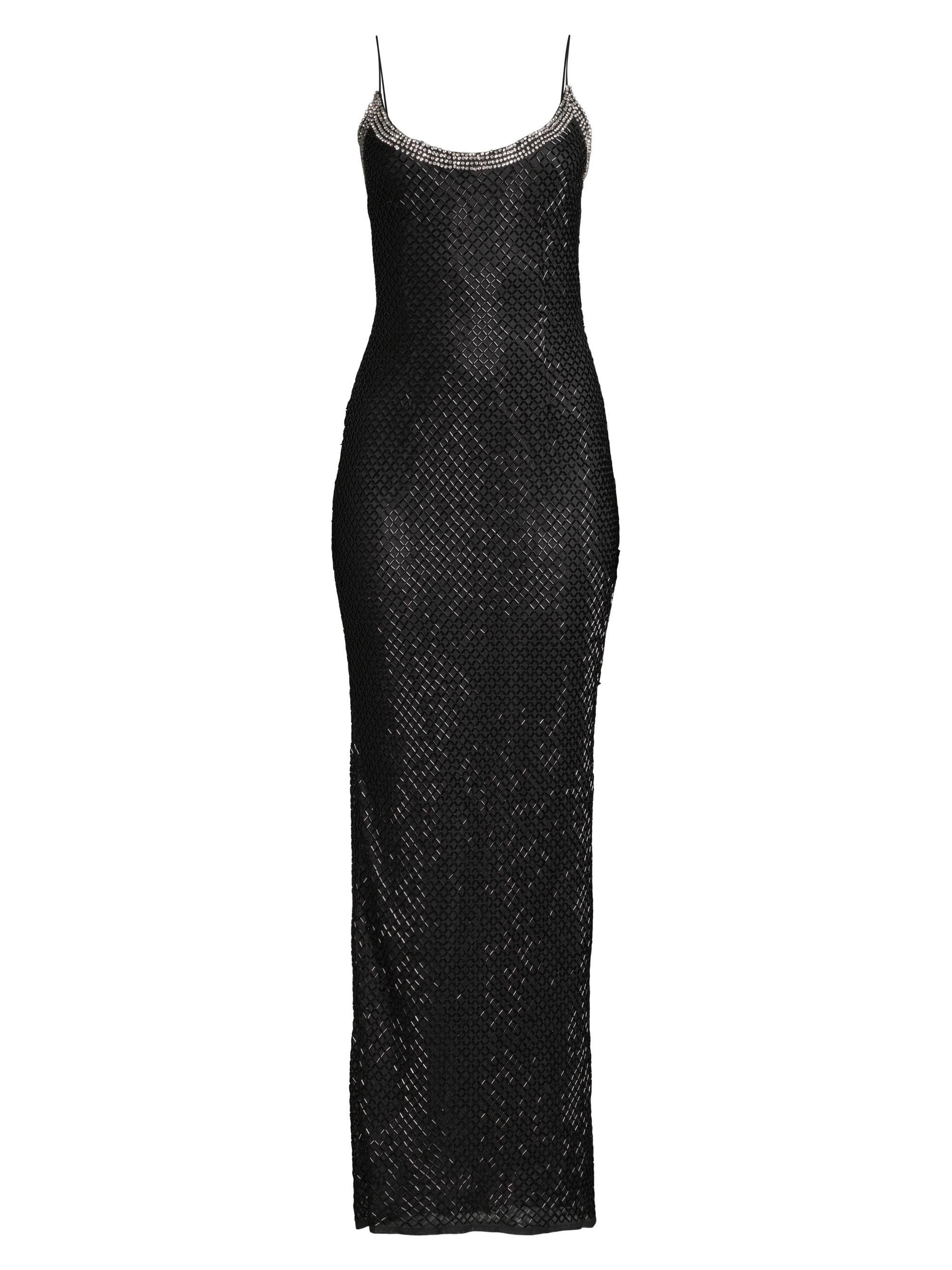 Mac Duggal Women's Beaded Column Gown - Black