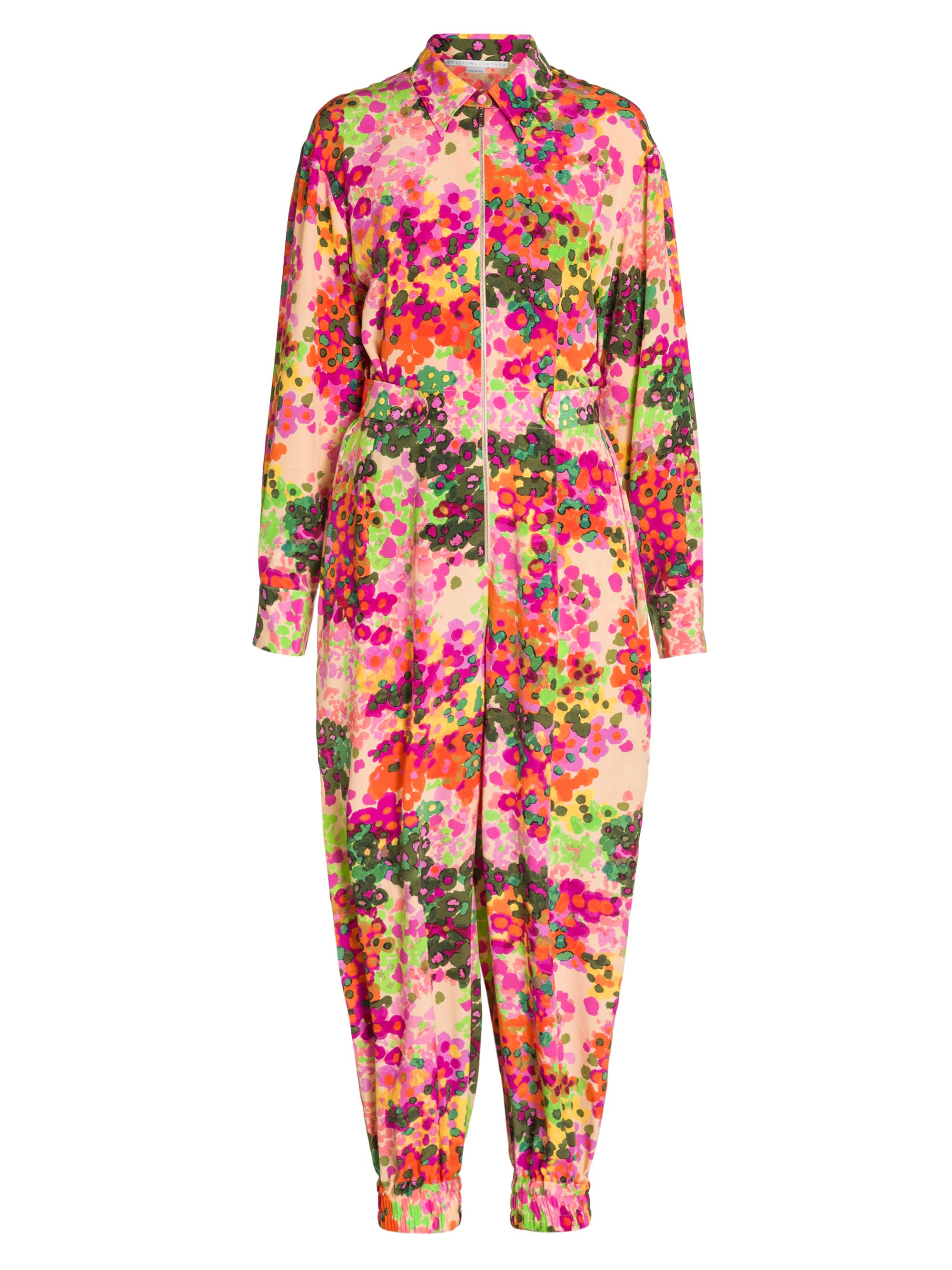 stella mccartney floral jumpsuit