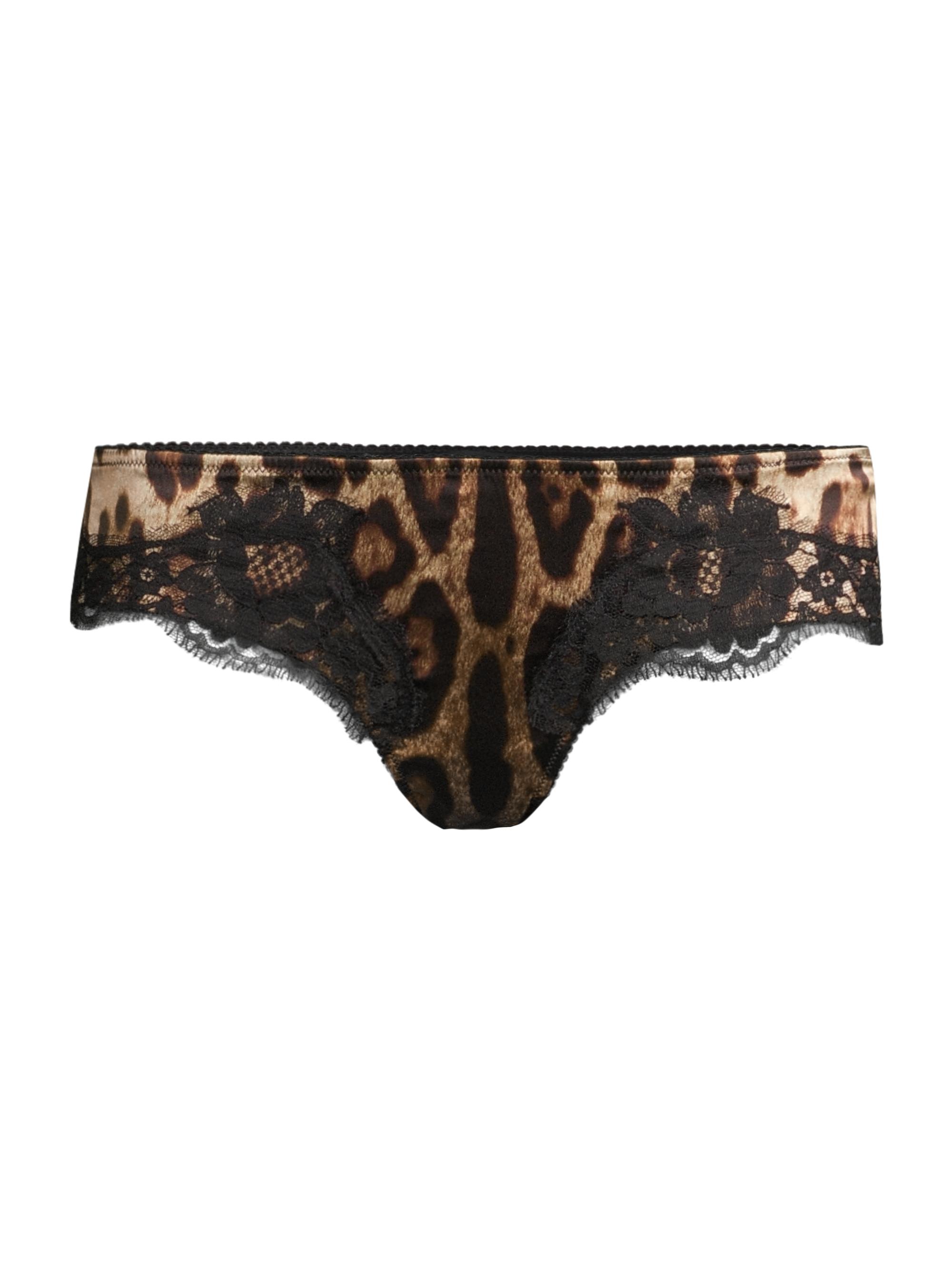 Dolce & Gabbana Women's Brasilian Lace Briefs - Leo New