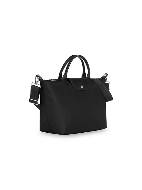  Longchamp 'Medium 'Le Pliage' Tote Shoulder Bag, Black