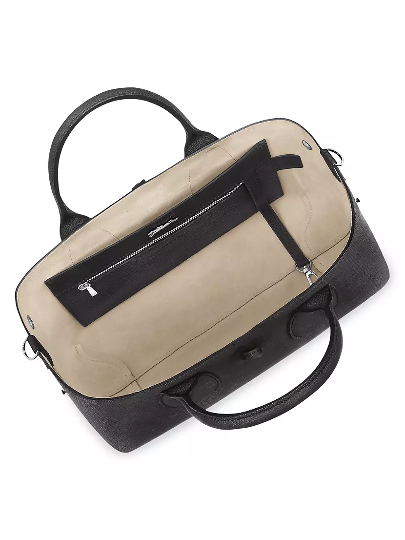 Longchamp Medium Leather Roseau Tote Bag