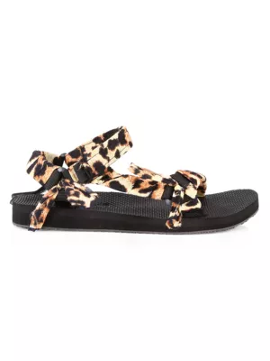 Shop Arizona Love Trekky Leopard-Print Bandana Sport Sandals | Saks Fifth  Avenue