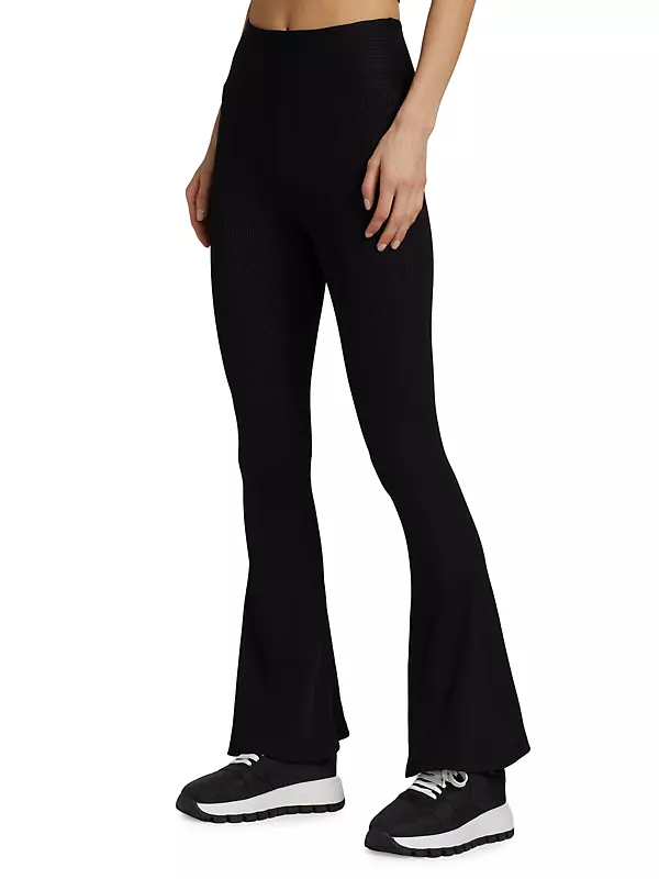 Year of Ours Womens Ribbed Flare Legging