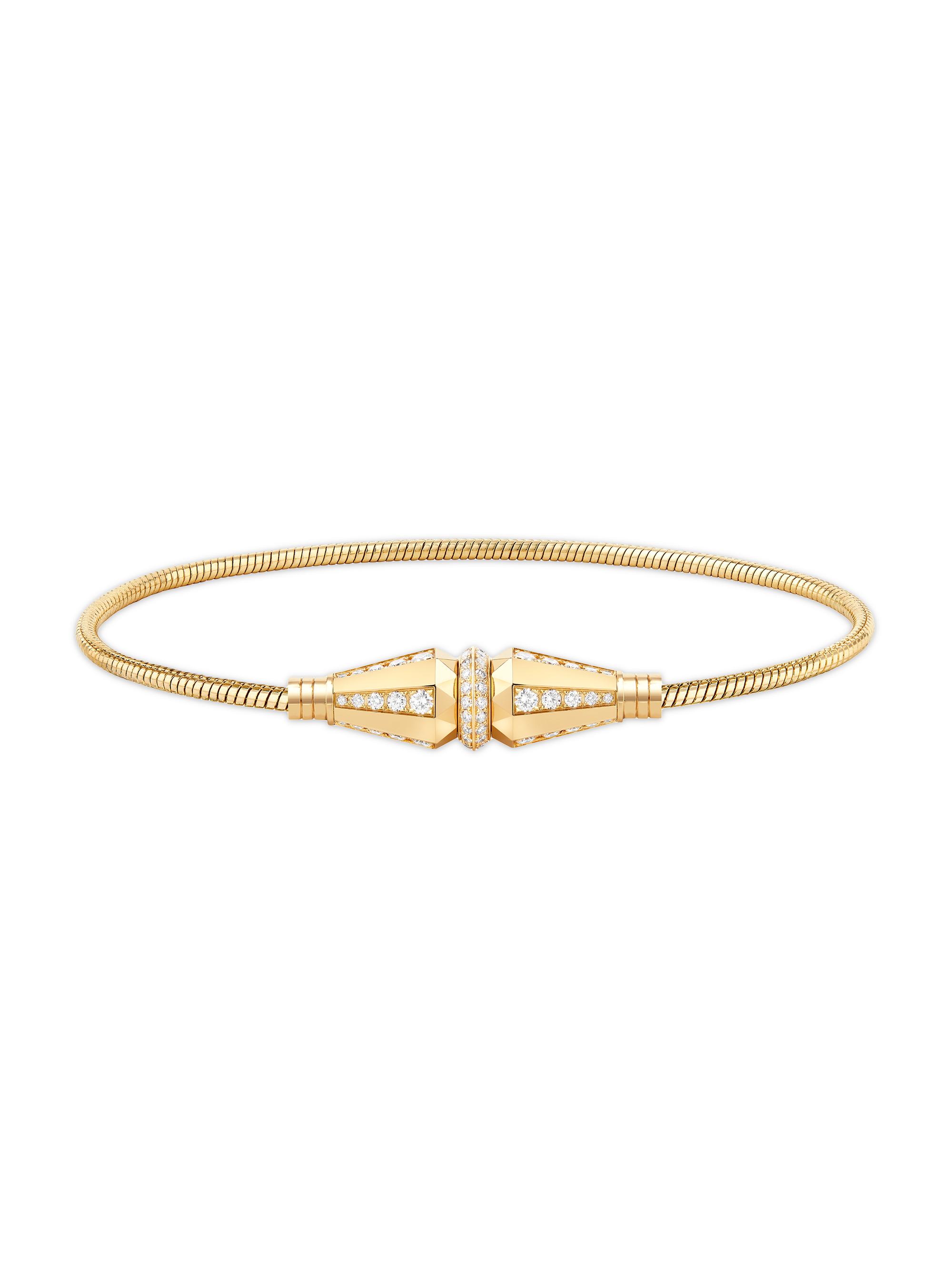 Boucheron Women's Jack De  18K Yellow Gold & 1.04 TCW Diamond Bracelet