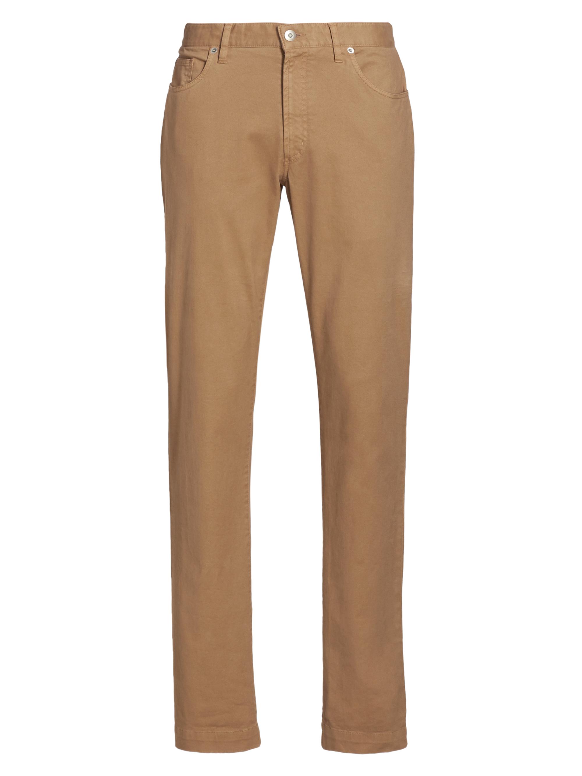 Saks Fifth Avenue Men's COLLECTION Five-Pocket Cotton-Stretch Pants - Doe