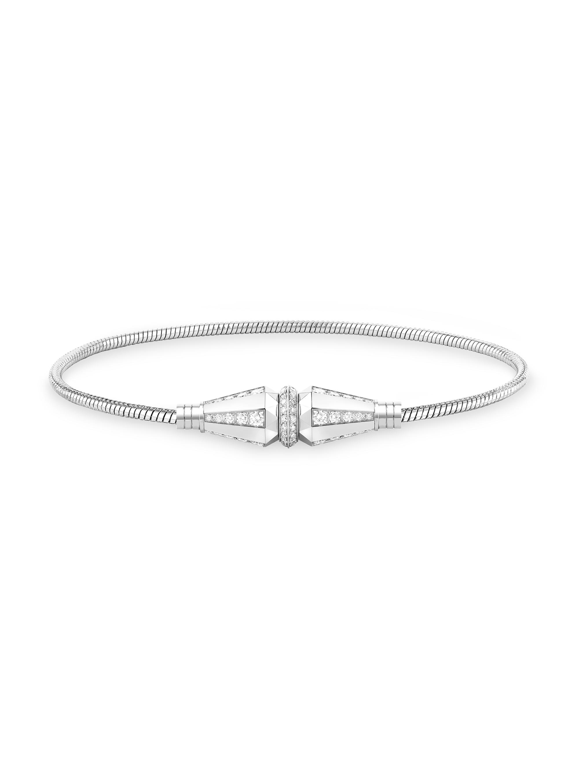 Boucheron Women's Jack De  18K White Gold & 1.04 TCW Diamond Bracelet - White Gold