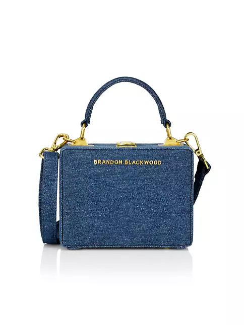 Brandon Blackwood Kendrick Mini Trunk Embellished Top-handle Bag
