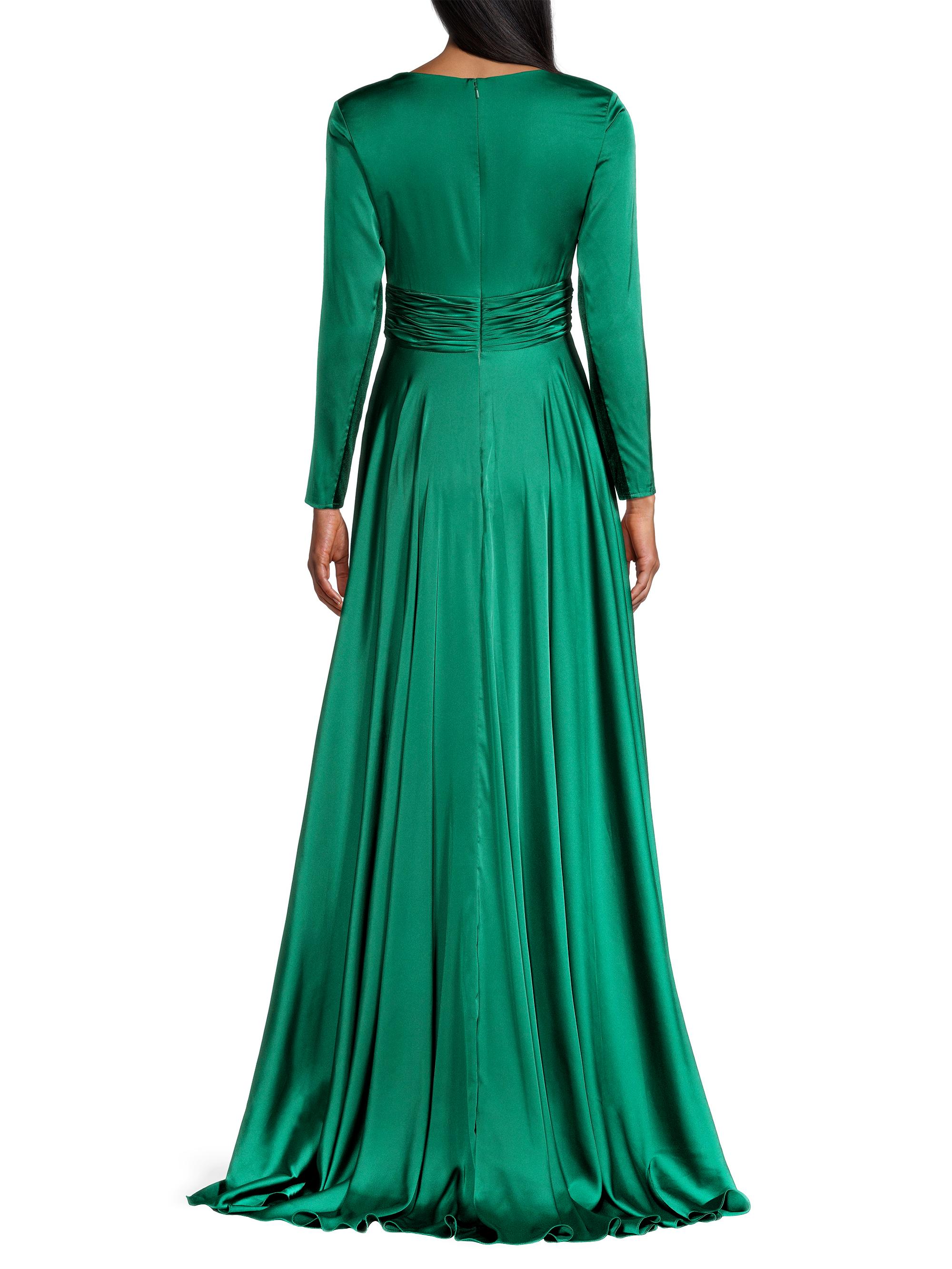 Mac Duggal Satin Empire Waist Ballgown | Saks Fifth Avenue
