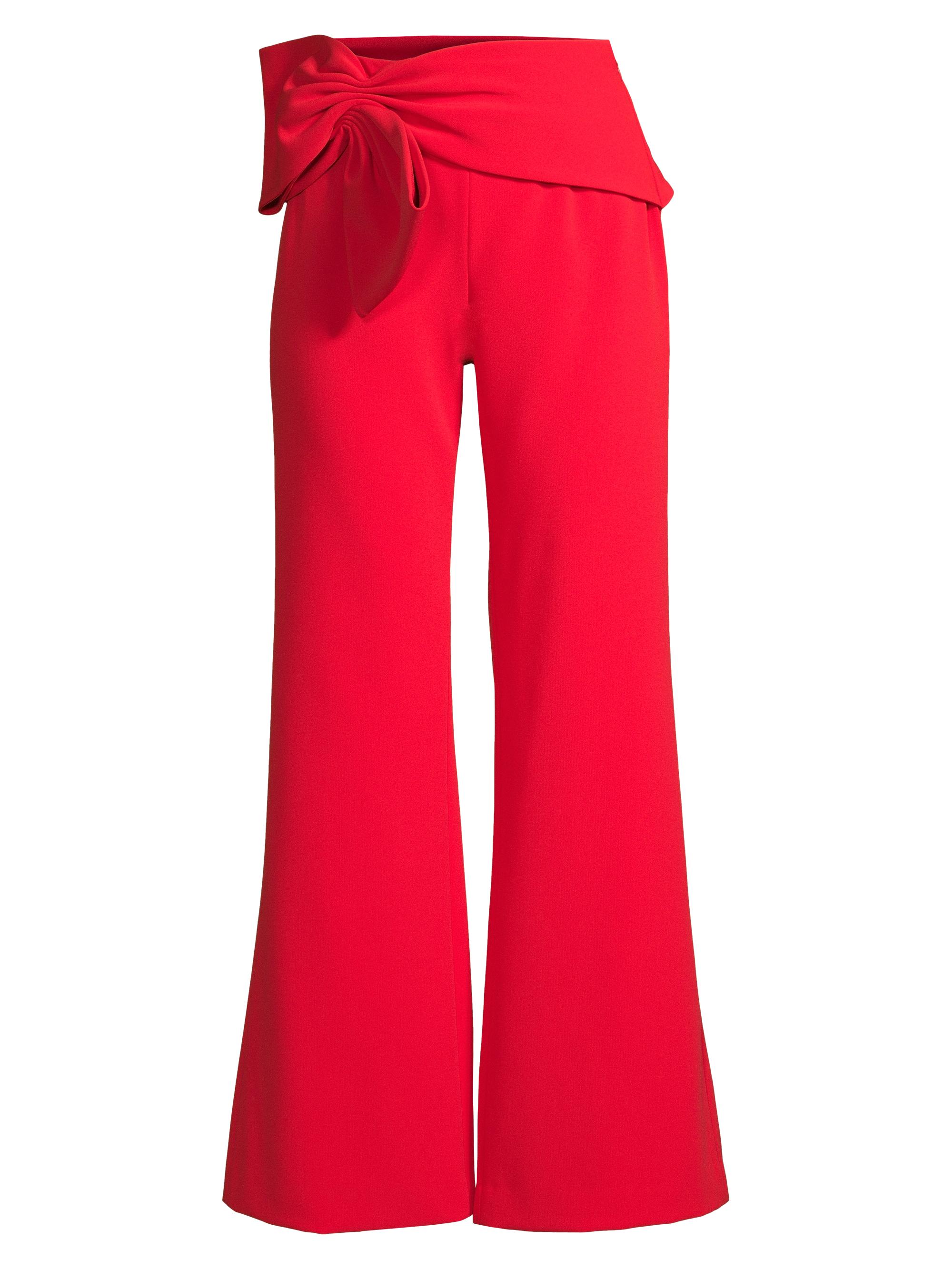 Sachin & Babi Women's Whitley Bow Wide-Leg Pants - Red