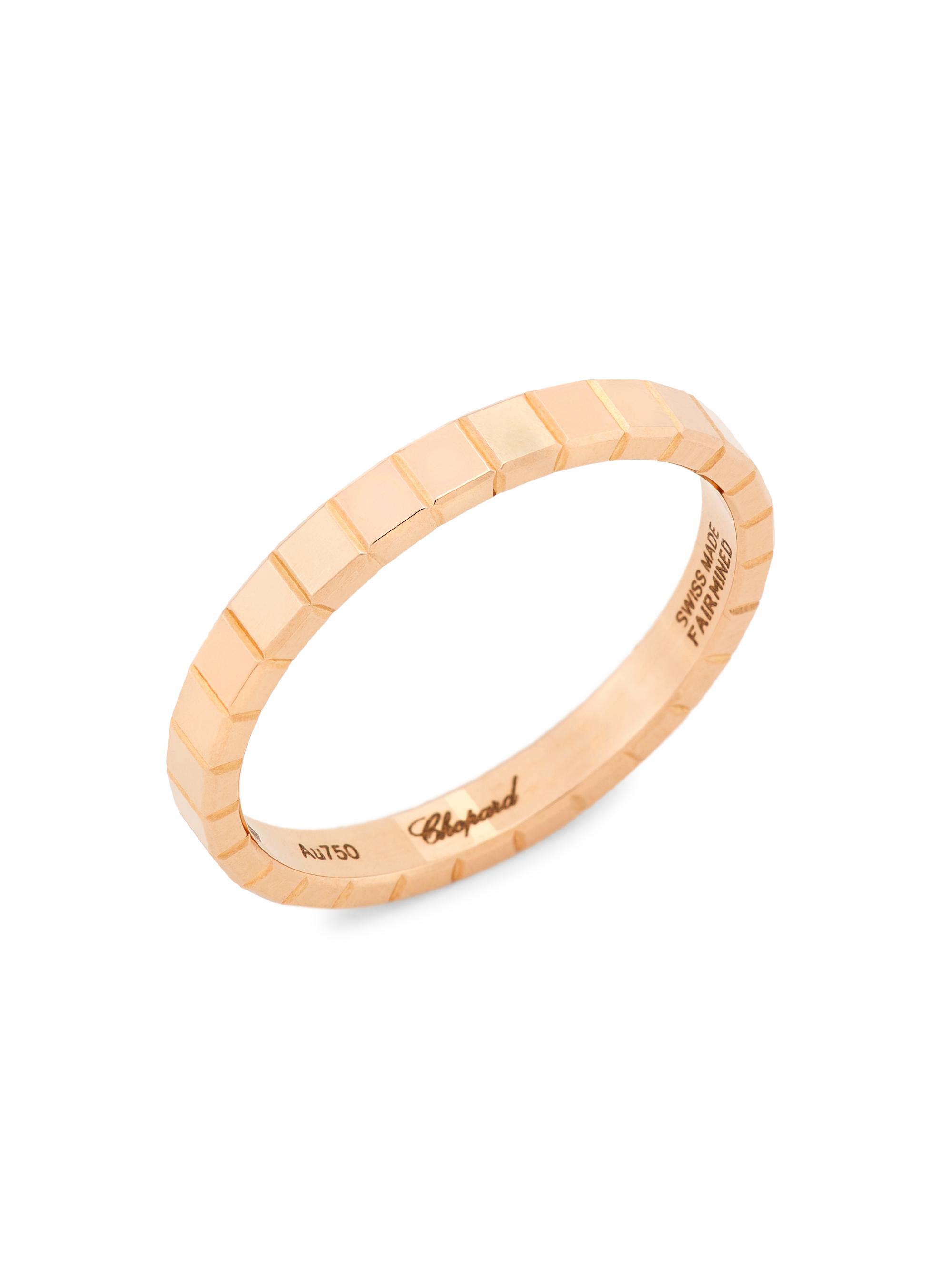 Chopard Women's Ice Cube 18K Rose Gold Ring - Rose Gold
