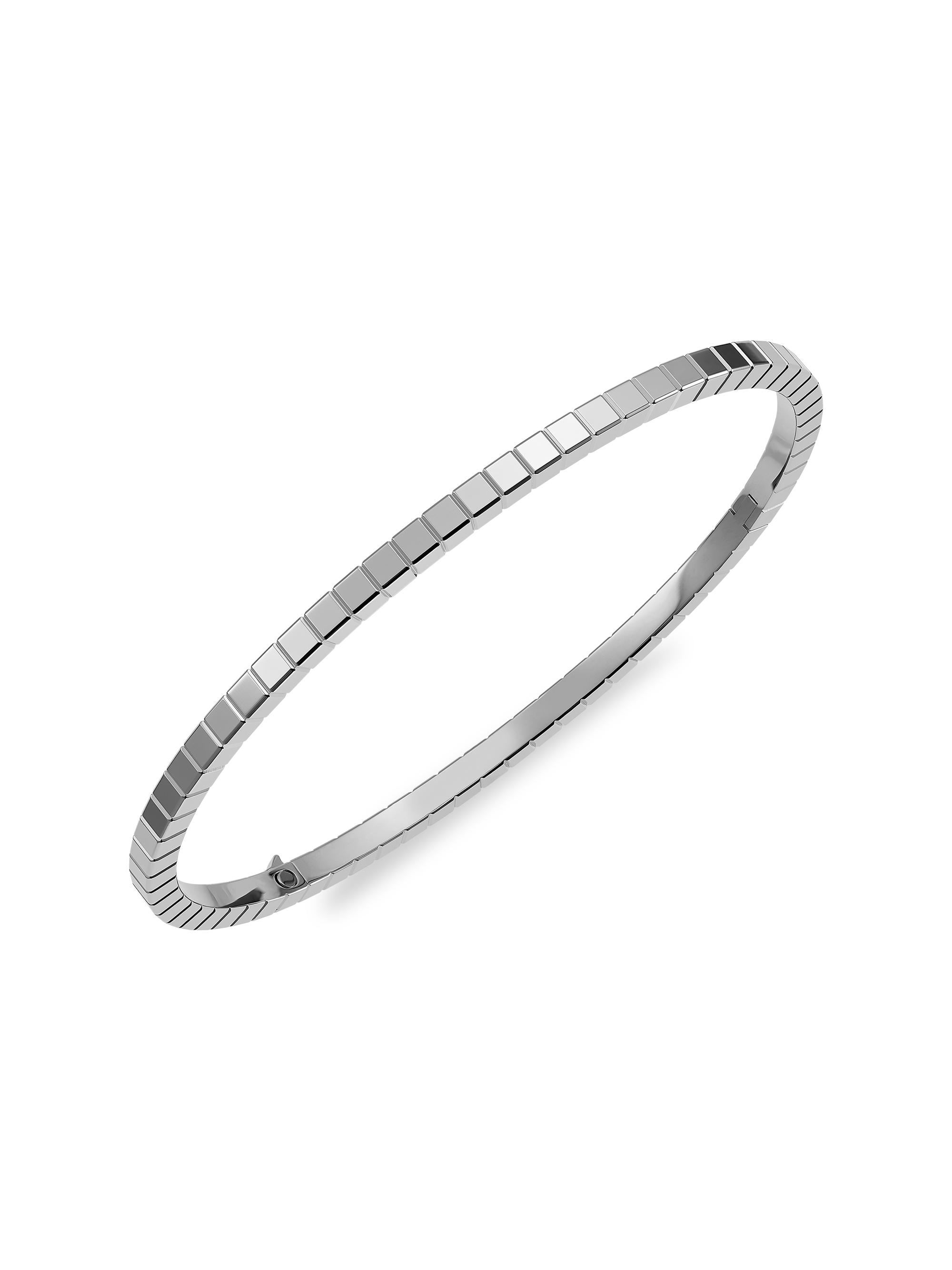 Chopard 18K White Gold Ice Cube Bracelet | Saks Fifth Avenue
