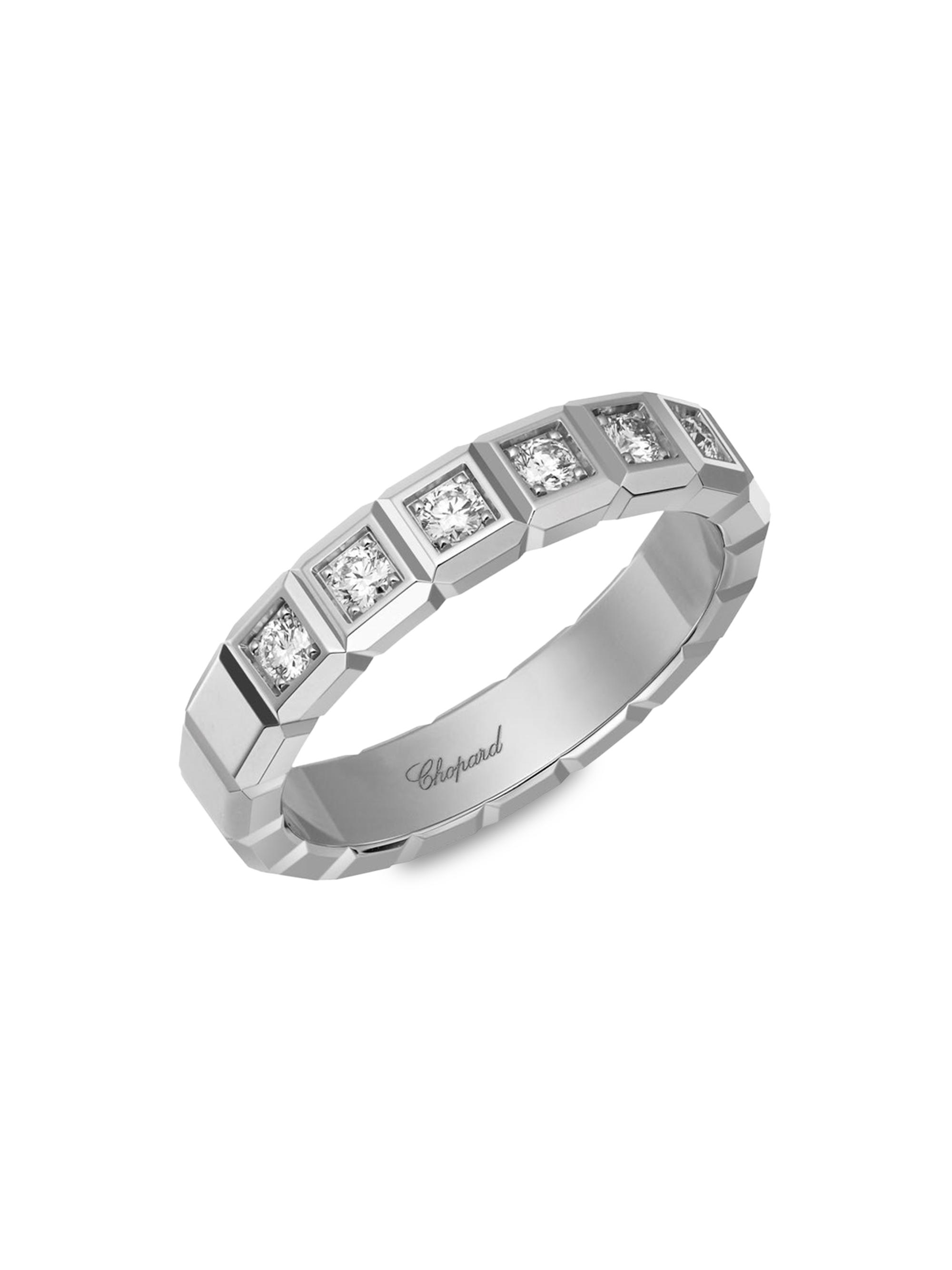 Chopard Women's Ice Cube 18K White Gold & Diamond Ring - White Gold - Women's Jewelry And Watches