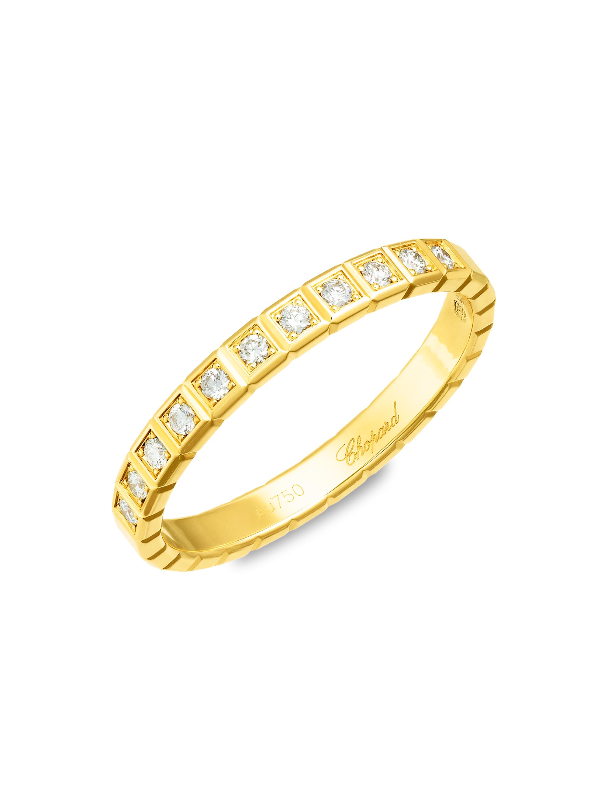Chopard Women's Ice Cube 18K Yellow Gold & Diamond Ring - Yellow Gold