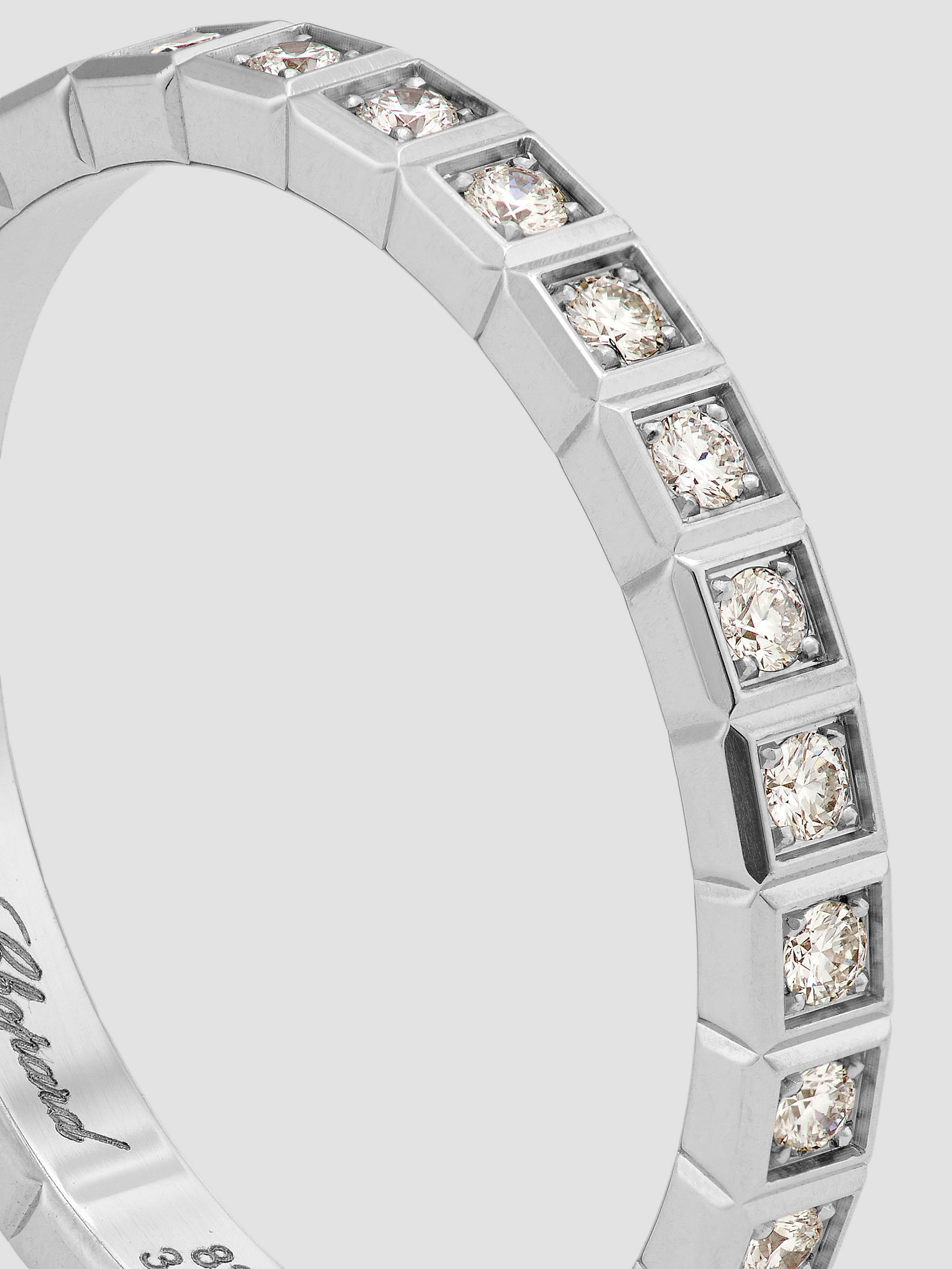 Chopard Ice Cube 18K White Gold & Diamond Ring | Saks Fifth Avenue