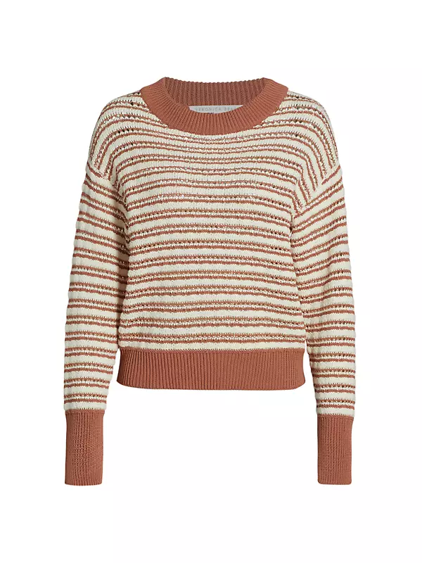 Bisa Striped Cotton Sweater