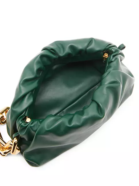 Bottega Veneta Baguette Pochette on Chain Leather Shoulder Bag