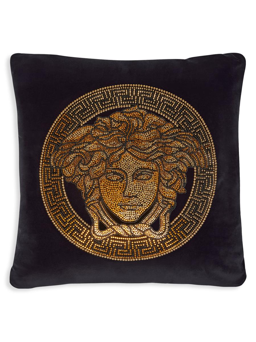 Versace Logomania Medusa Head Pillow | Saks Fifth Avenue