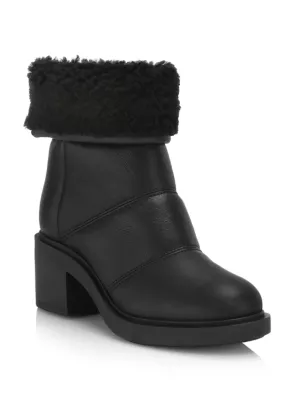 Gia 24 shearling-lined ankle boots