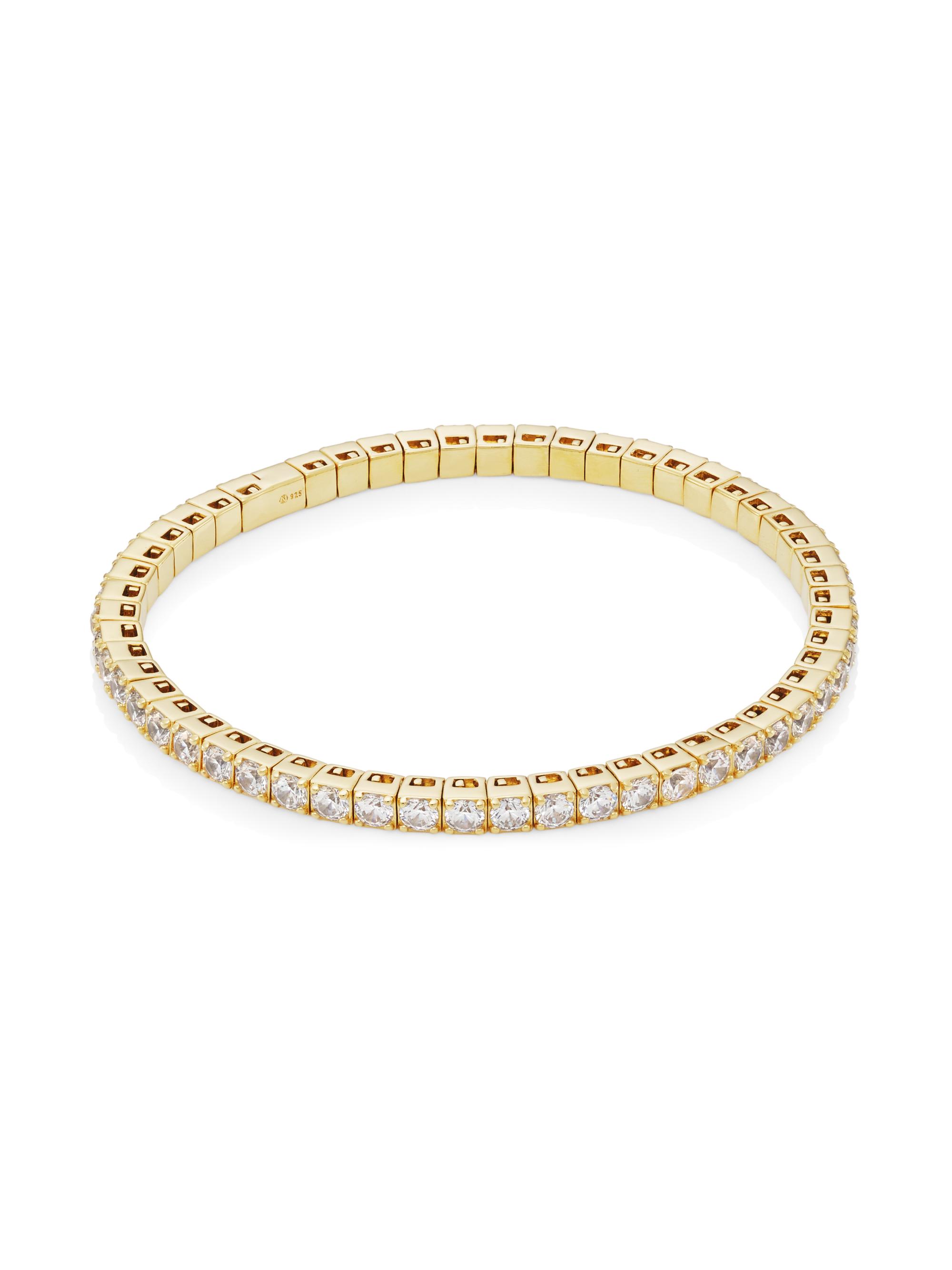 Adriana Orsini Women's Daytime 18K-Gold-Plated & Cubic Zirconia Stretch Tennis Bracelet - Gold