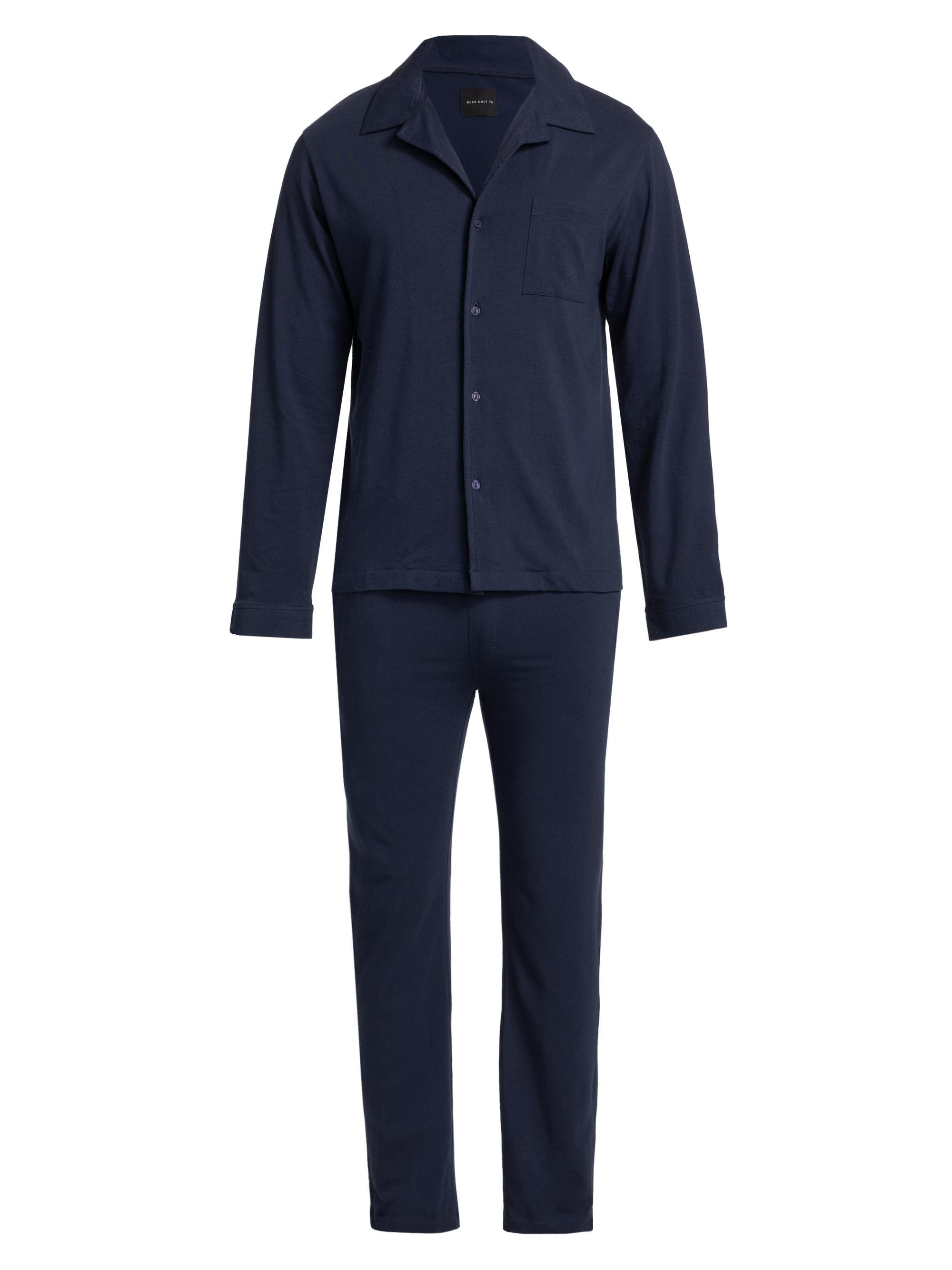Saks Fifth Avenue Men's COLLECTION Cotton 2-Piece Pajama Set - Navy