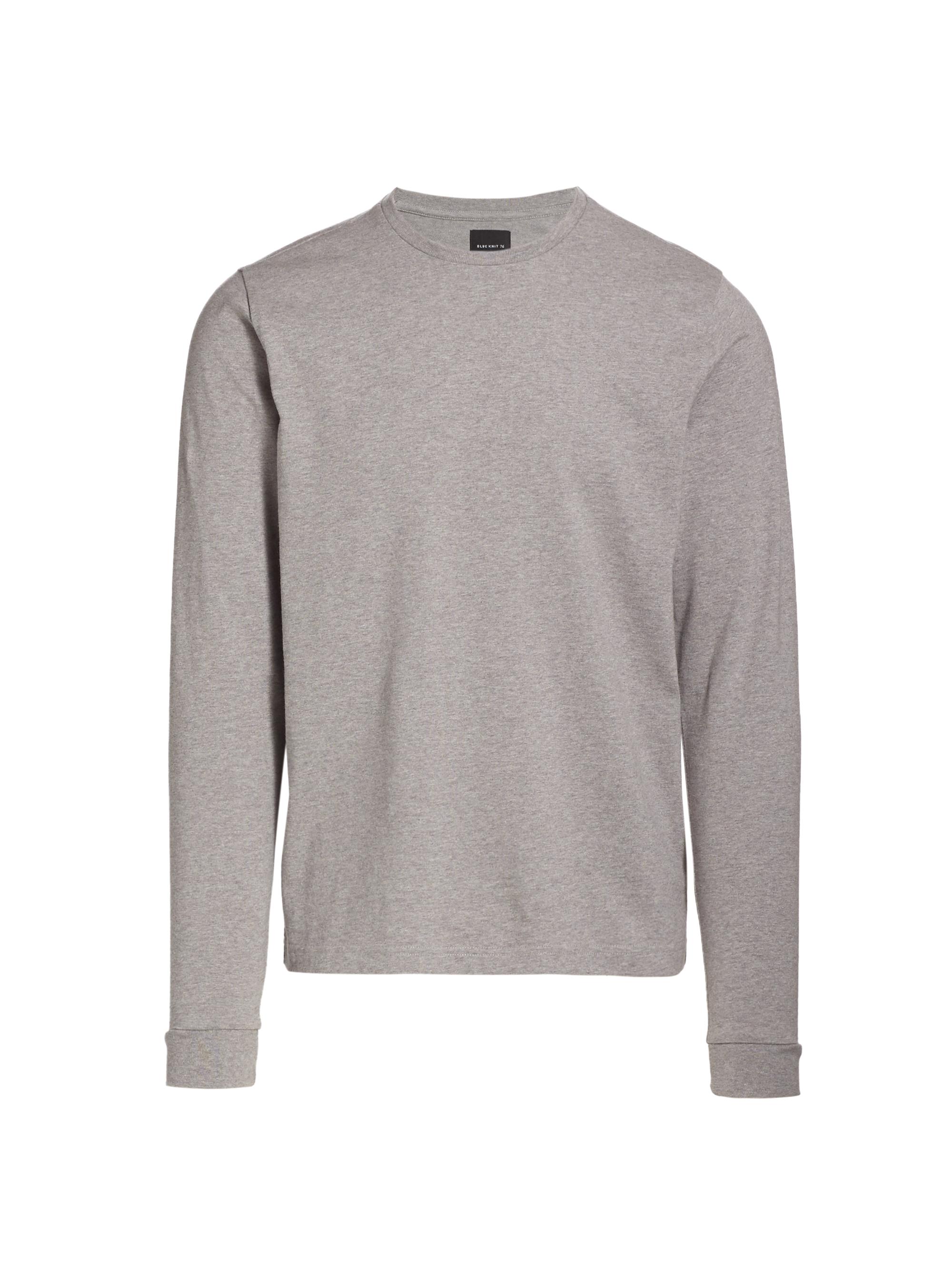 Saks Fifth Avenue Men's COLLECTION Heathered Pajama Top - Heathered Dark Grey