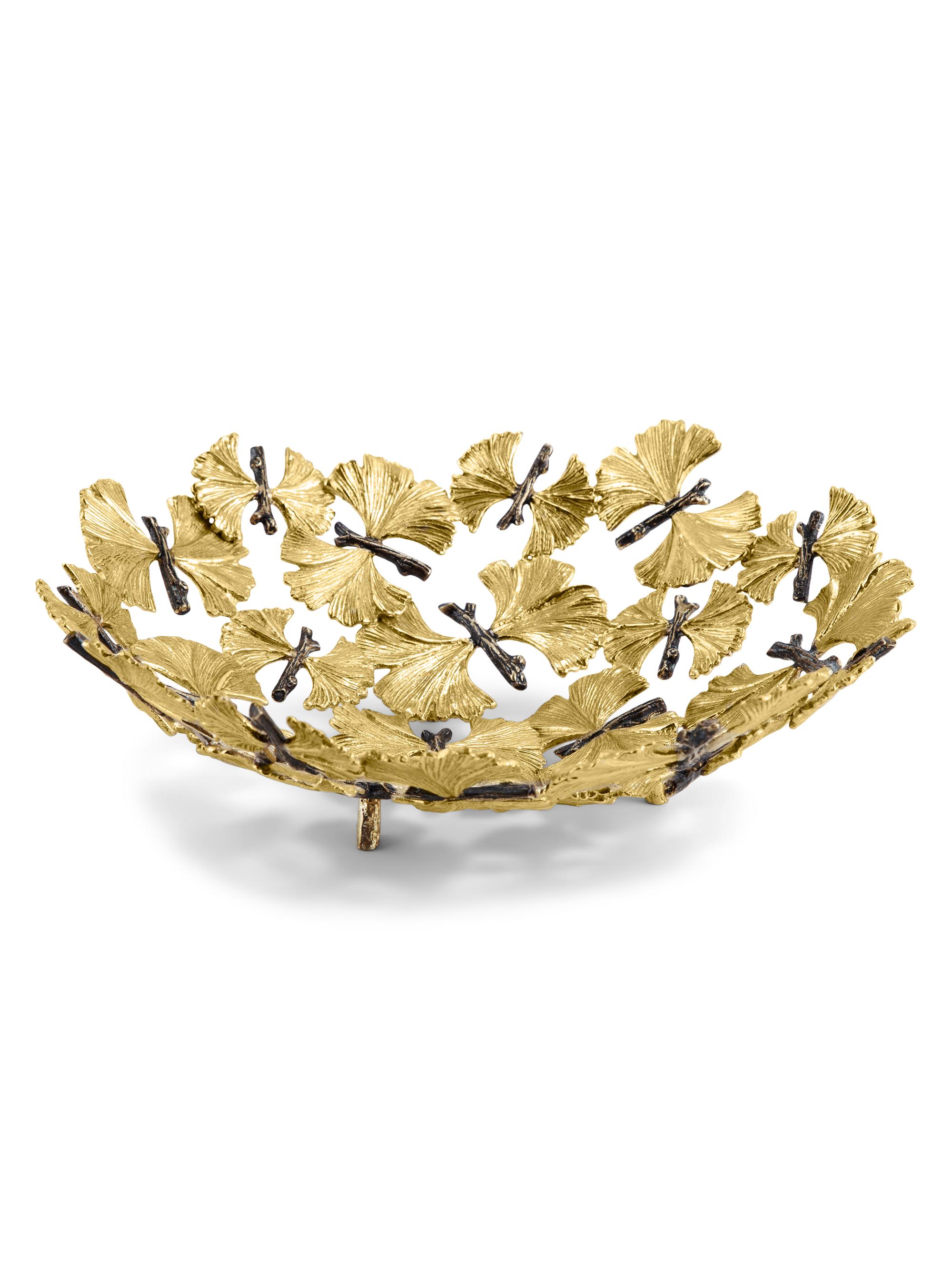 Michael Aram Butterfly Ginkgo Bread Basket