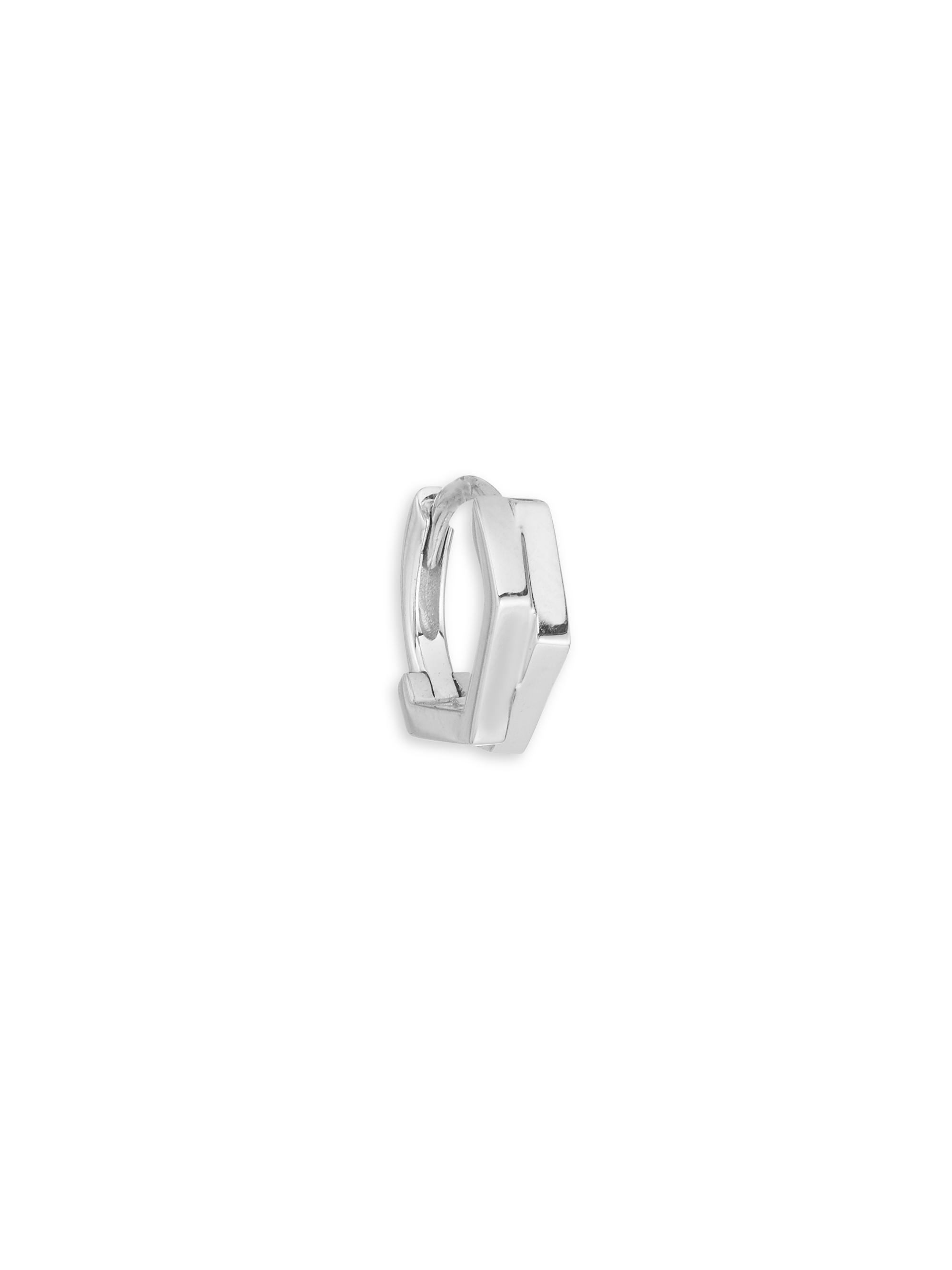 Repossi Women's Antifer 18K White Gold Two-Row Huggie Single Hoop Earring - White Gold