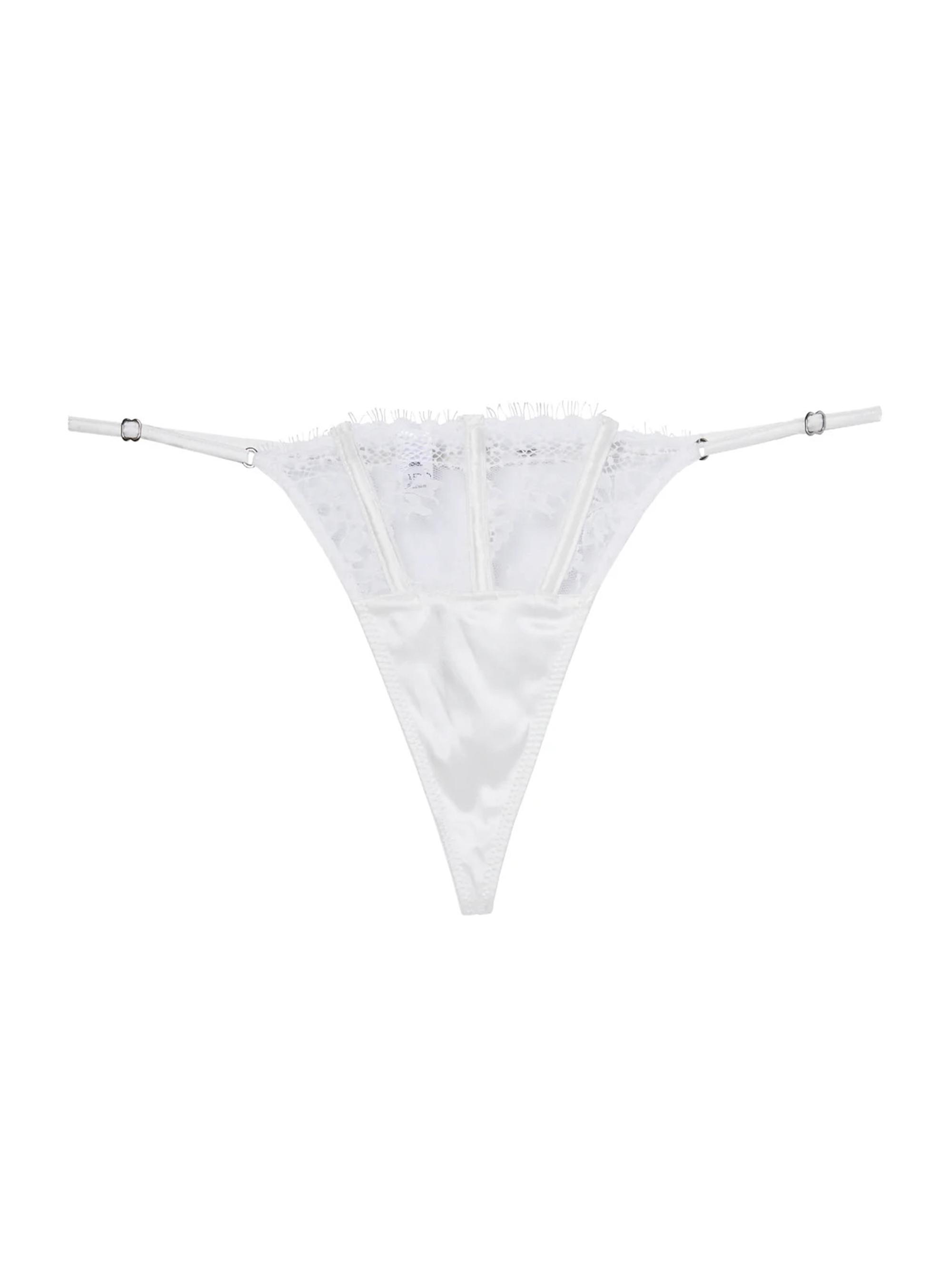Fleur du Mal Women's Frankie Eyelash Lace Thong -