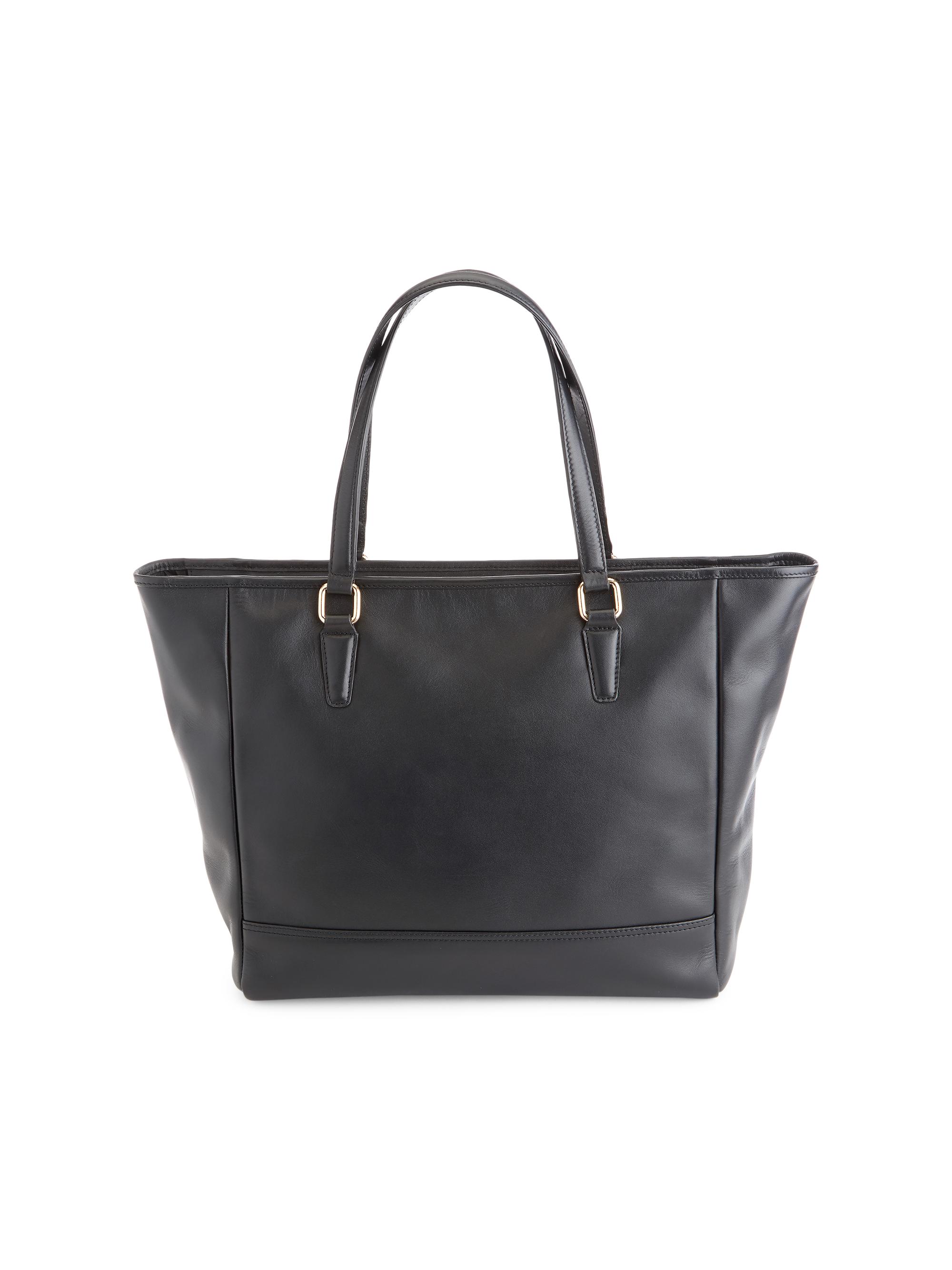 Valentino Garavani VLogo Side Shopping Bag in Nappa Calfskin