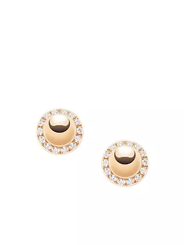 Possession 18K Rose Gold & Diamond Stud Earrings