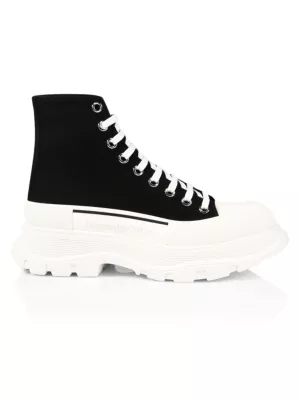 ALEXANDER MCQUEEN chunky sole Derby boots - Black