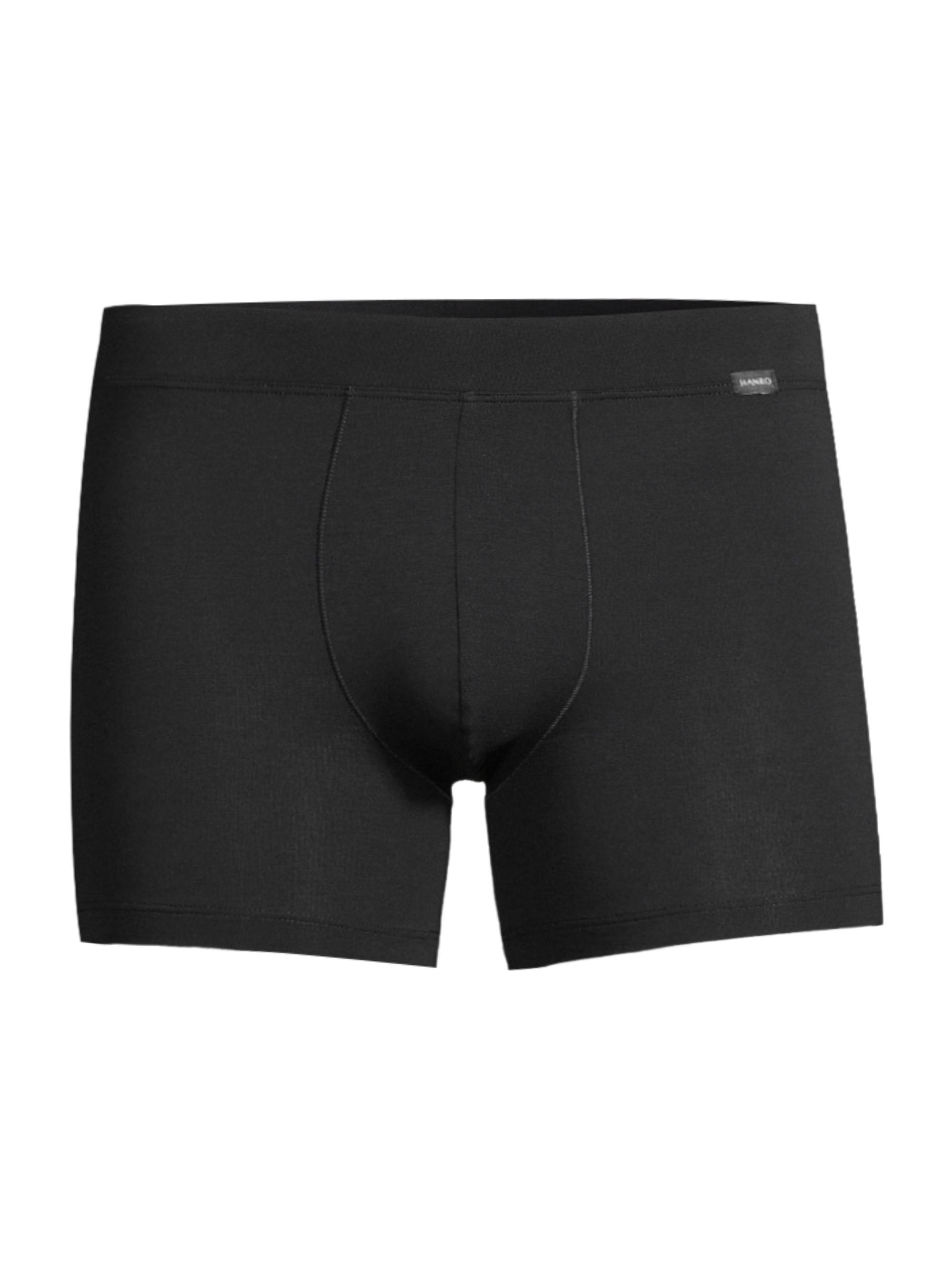 Hanro Men's Natural Function Boxer Briefs - Deep Black