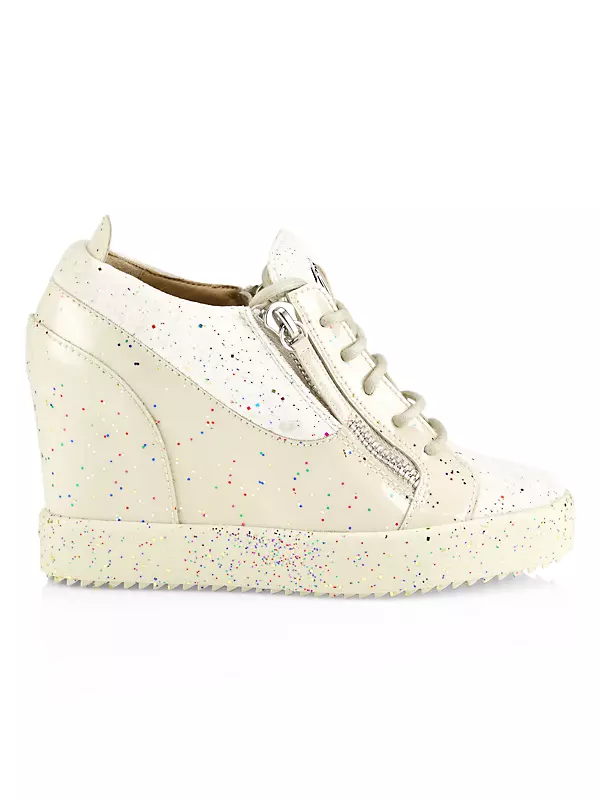 Gommalamay Glitter Wedge Sneakers