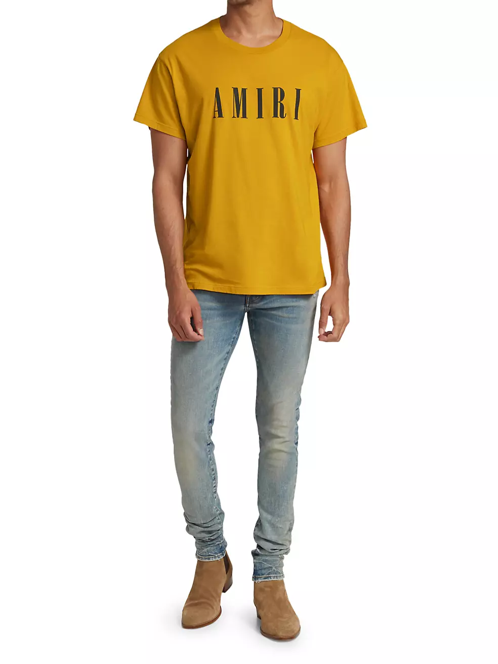 Men's luxury T-Shirt - Black Amiri Core logo T-Shirt